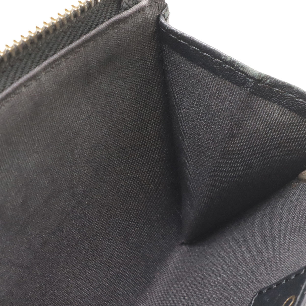Chanel Black Leather Coin Purse/Coin Case (Pre-Owned)