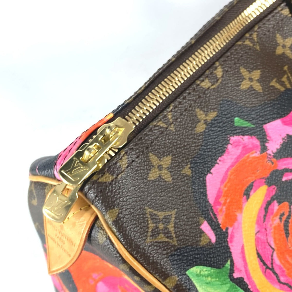 Louis Vuitton Brown Pink Monogram Boston Bag (Pre-Owned)