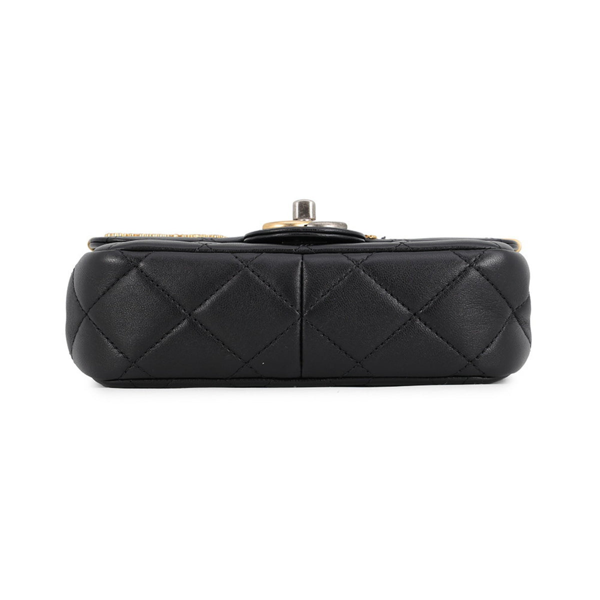 Chanel Black Rhinestone Handbag Shoulder Bag (Pre-Owned)