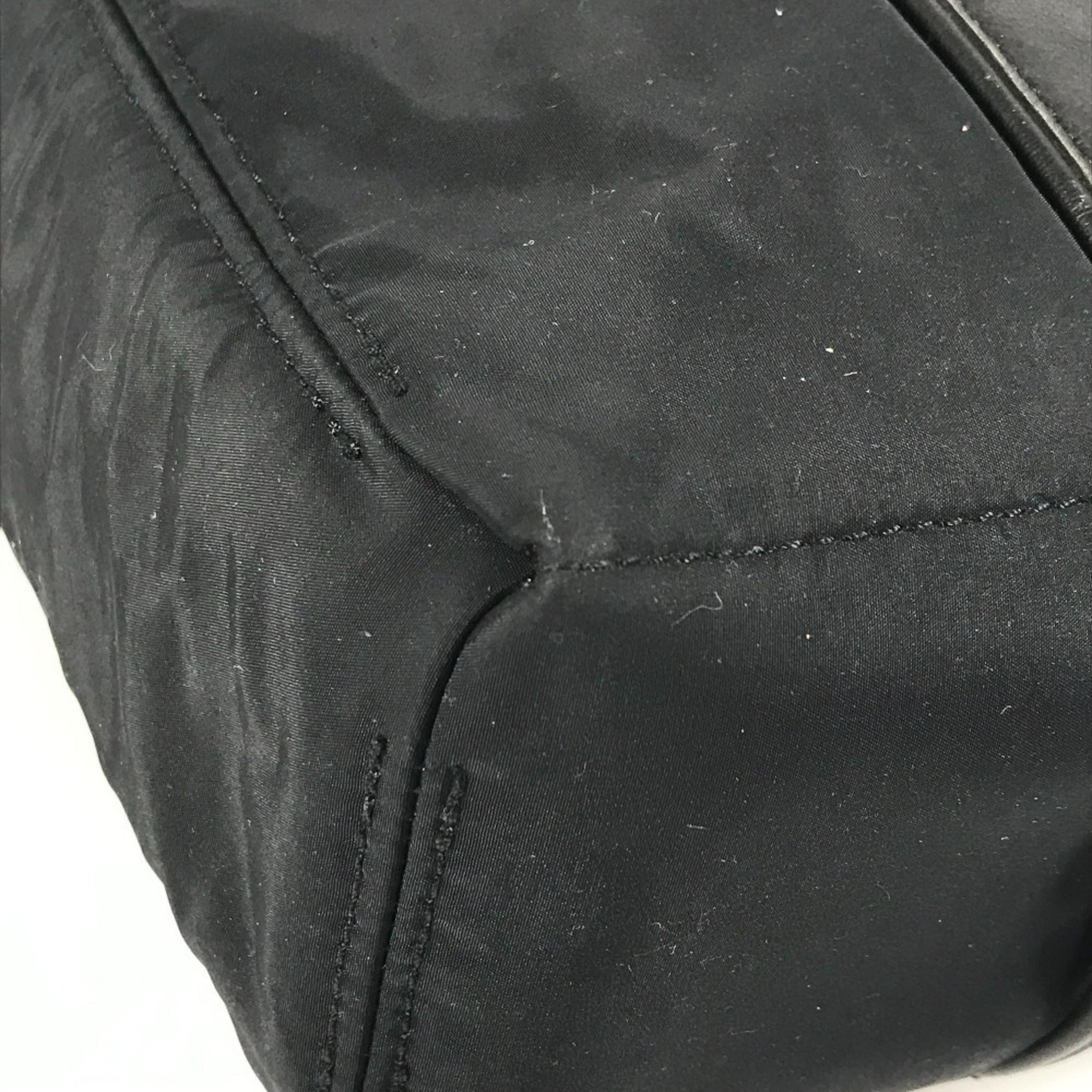 Hermes Acapulco Black Nylon Shoulder Bag Tote Bag (Pre-Owned)
