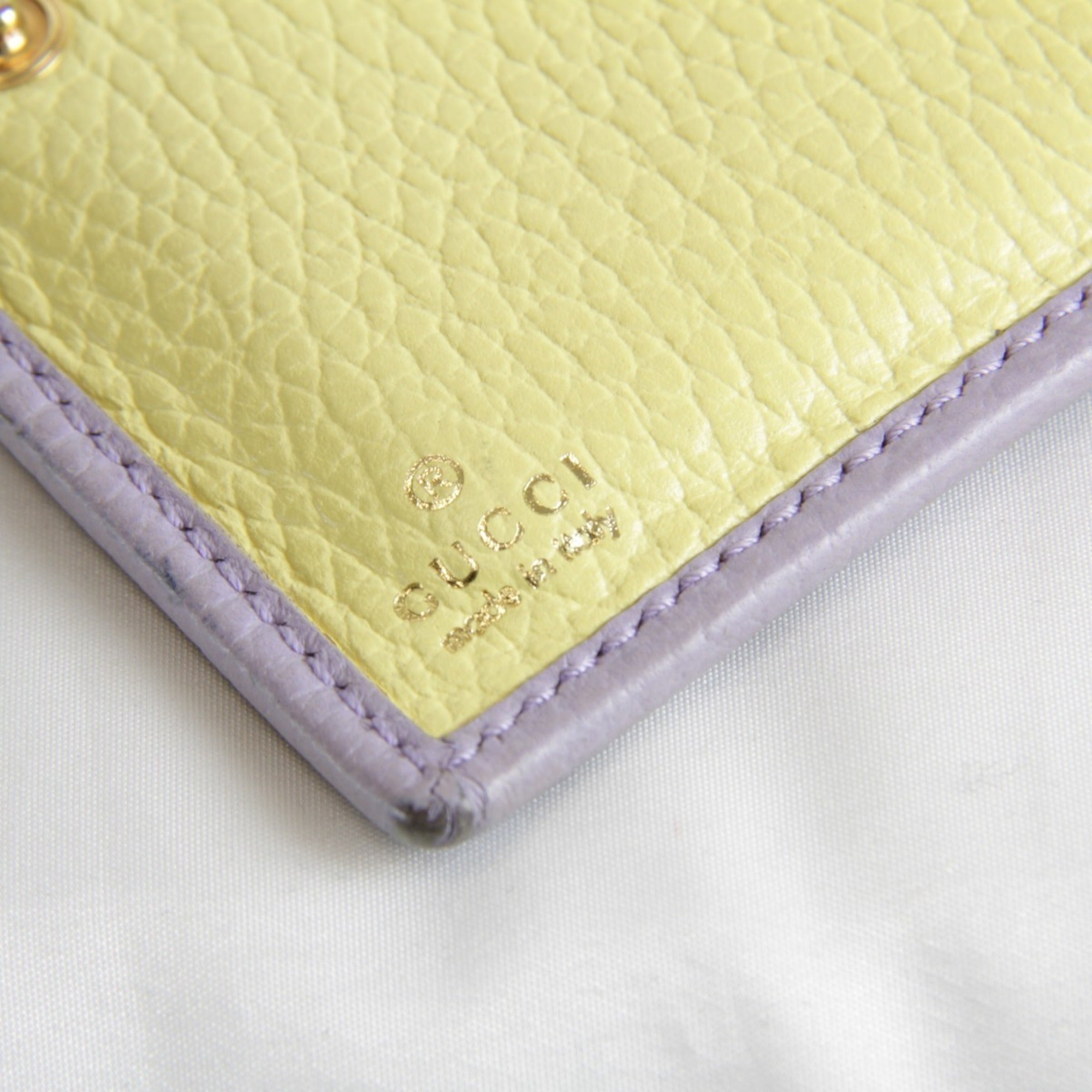 Gucci Purple Leather Wallet (Bi-Fold) (Pre-Owned)