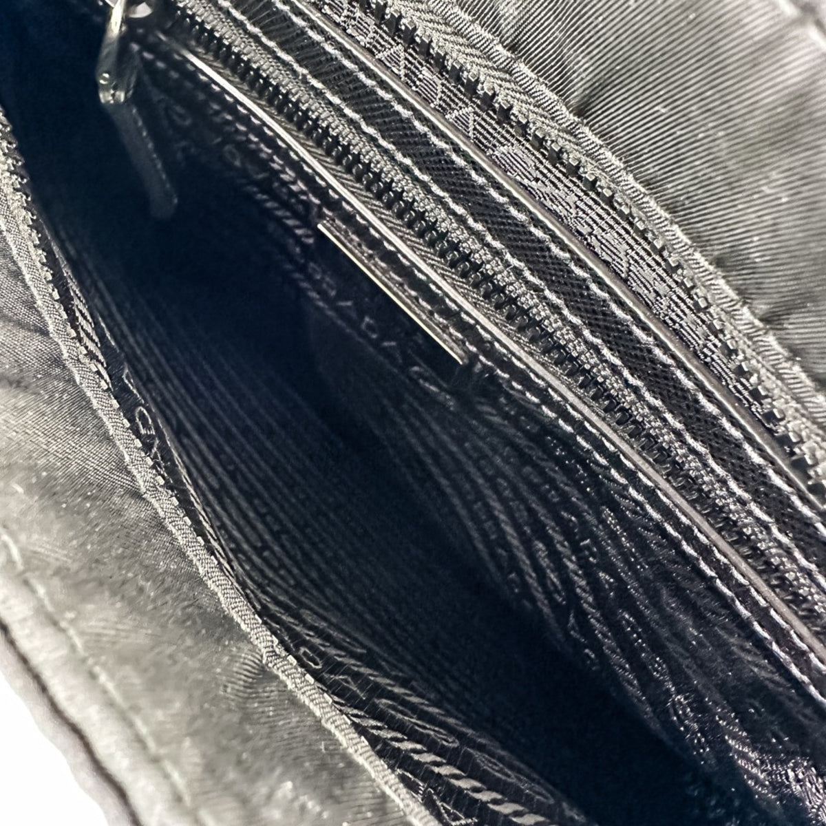 Prada Black Nylon Shoulder Bag (Pre-Owned)