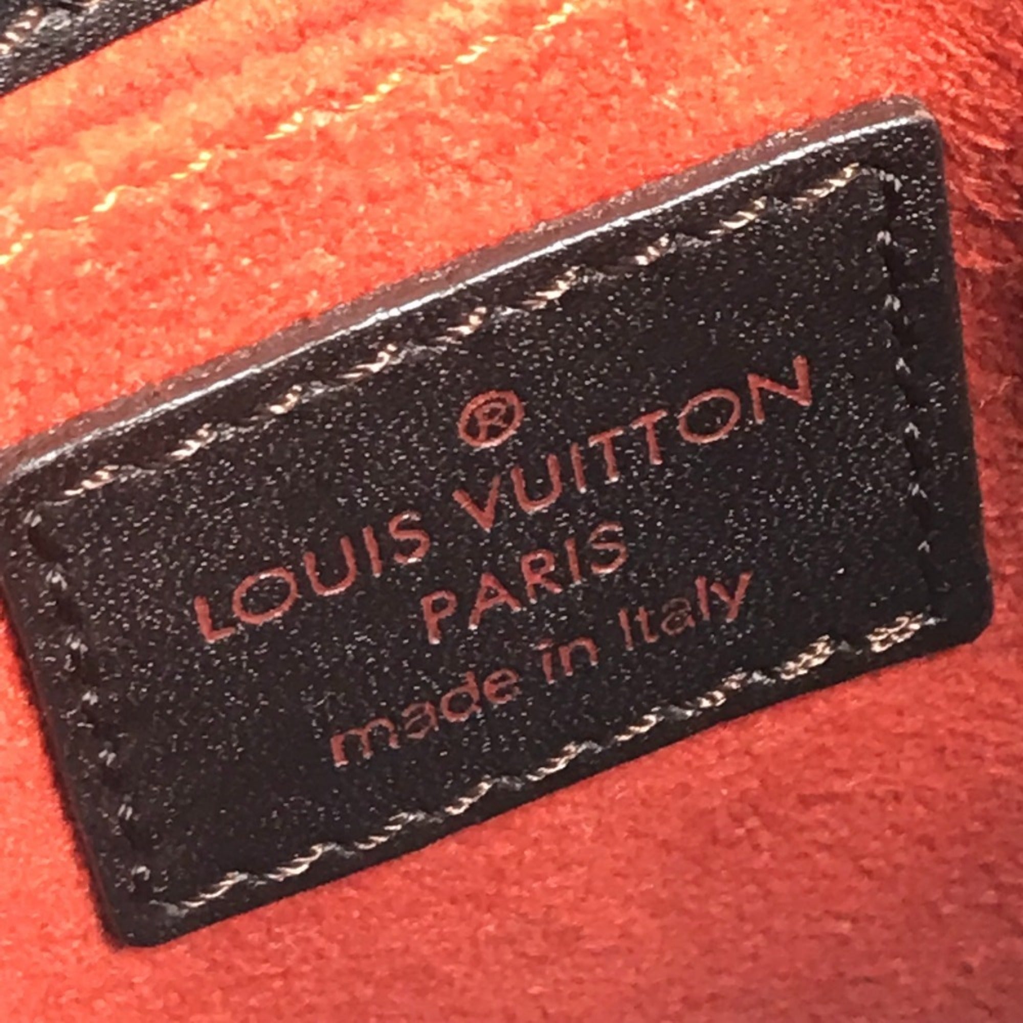 Louis Vuitton Brown Ebene Leather Pochette Shoulder Bag (Pre-Owned)