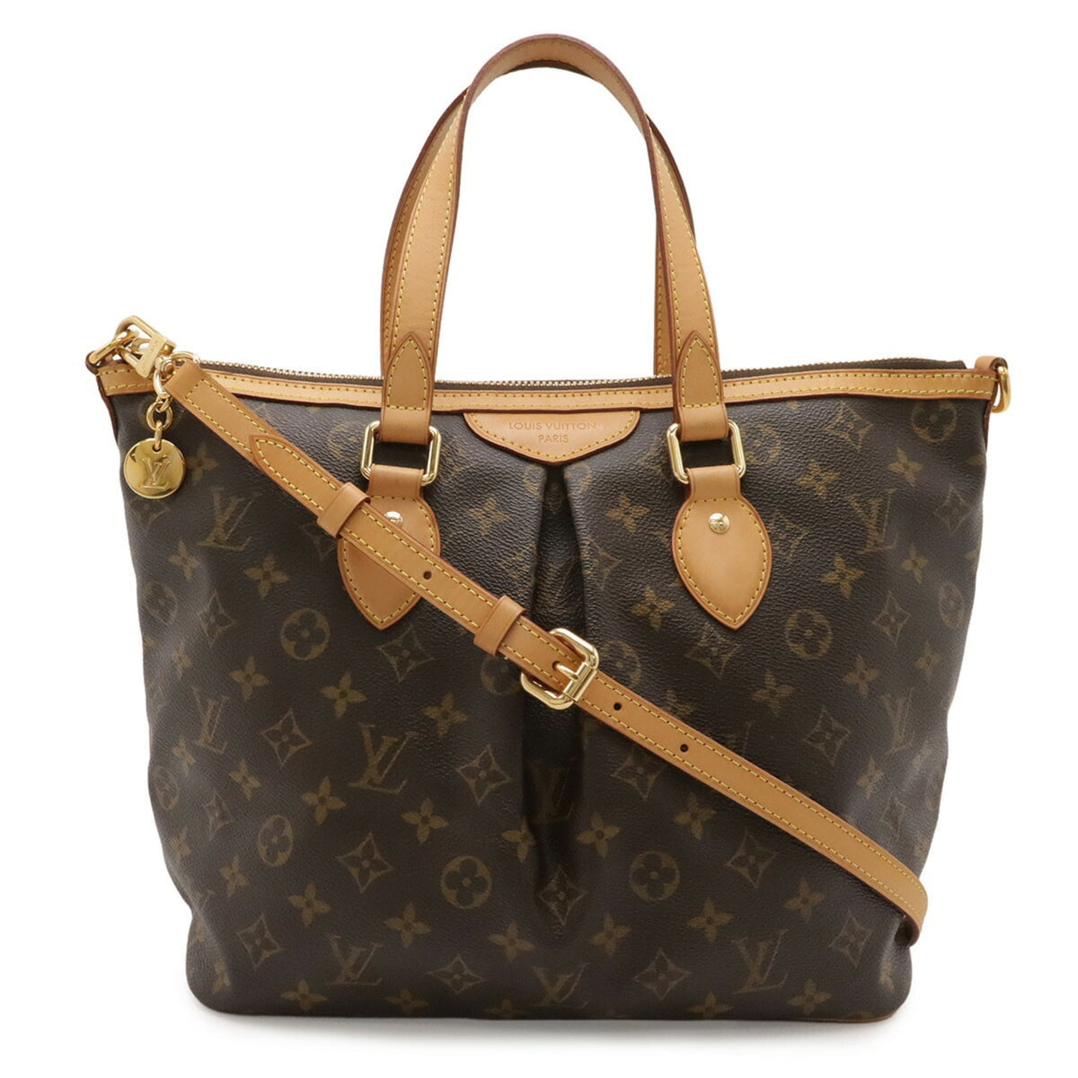 Louis Vuitton Brown Monogram Canvas Pvc Coated Canvas Handbag Shoulder Bag Tote Bag (Pre-Owned)