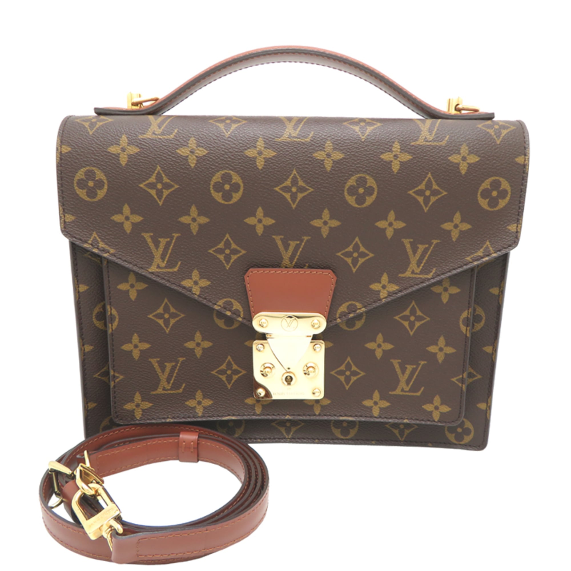 Louis Vuitton Brown Monogram Handbag (Pre-Owned)