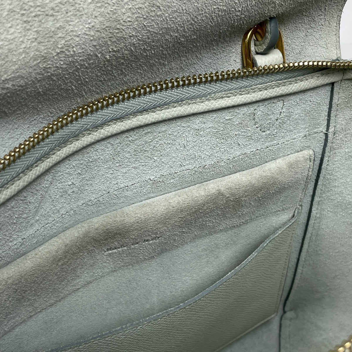 Celine Green Leather Handbag (Pre-Owned)