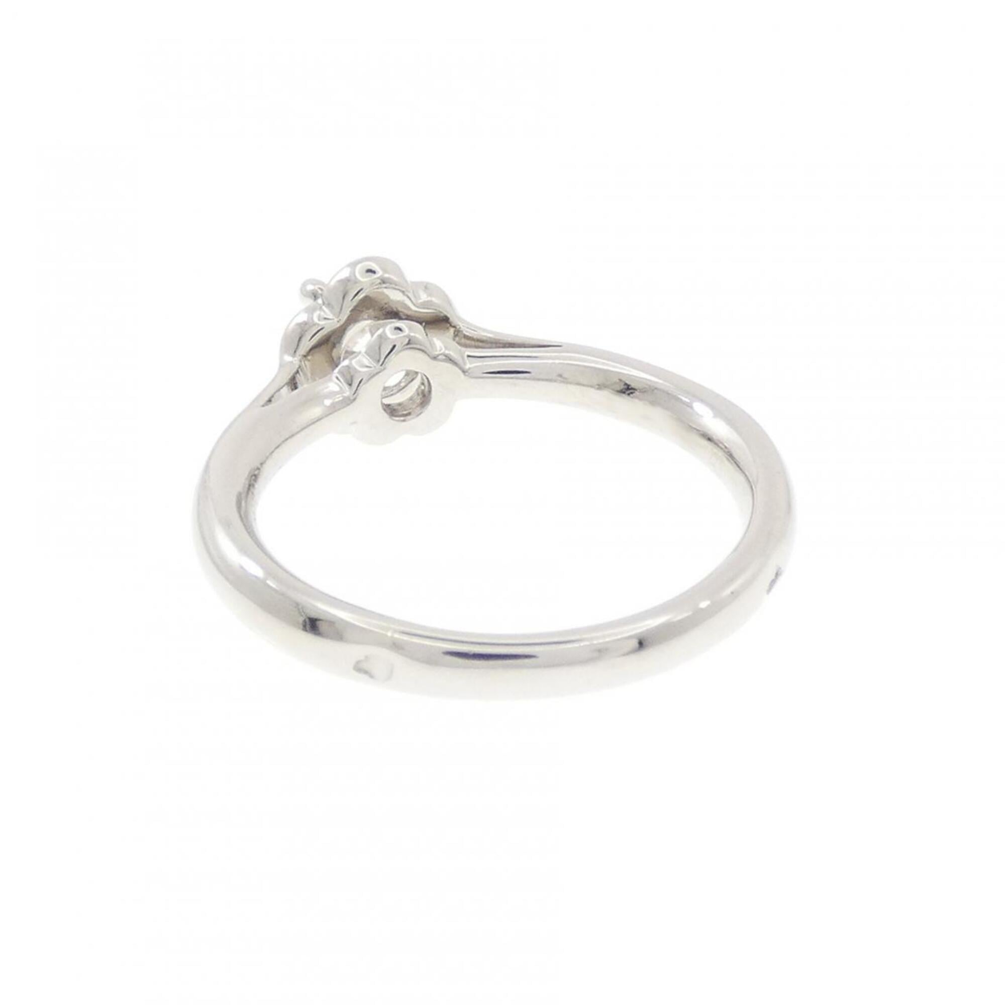 Chanel Platinum Platinum 950 Band Ring (Pre-Owned)