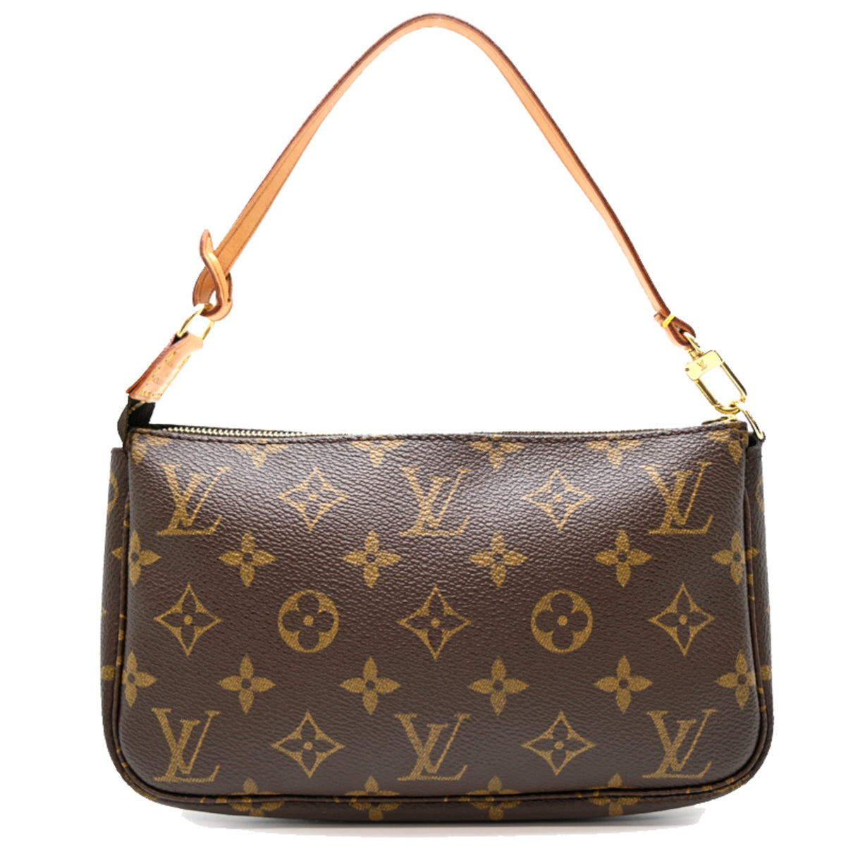 Louis Vuitton Brown Monogram Pochette Shoulder Bag (Pre-Owned)