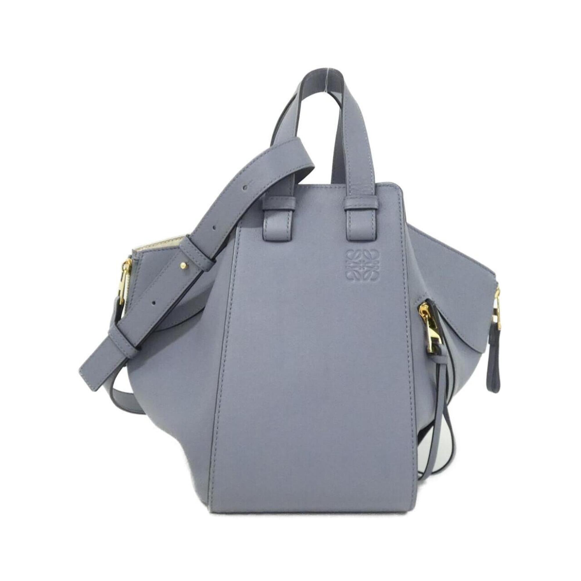 Loewe Blue Leather Shoulder Bag (Pre-Owned)