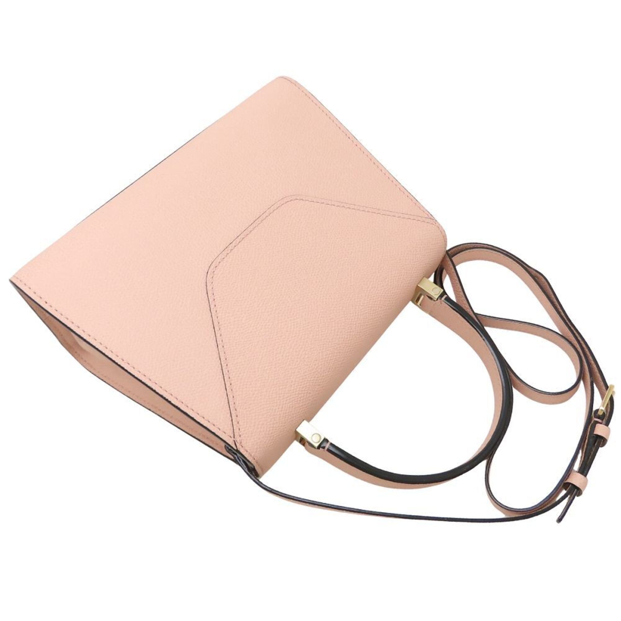 Valextra Pink Leather Handbag (Pre-Owned)