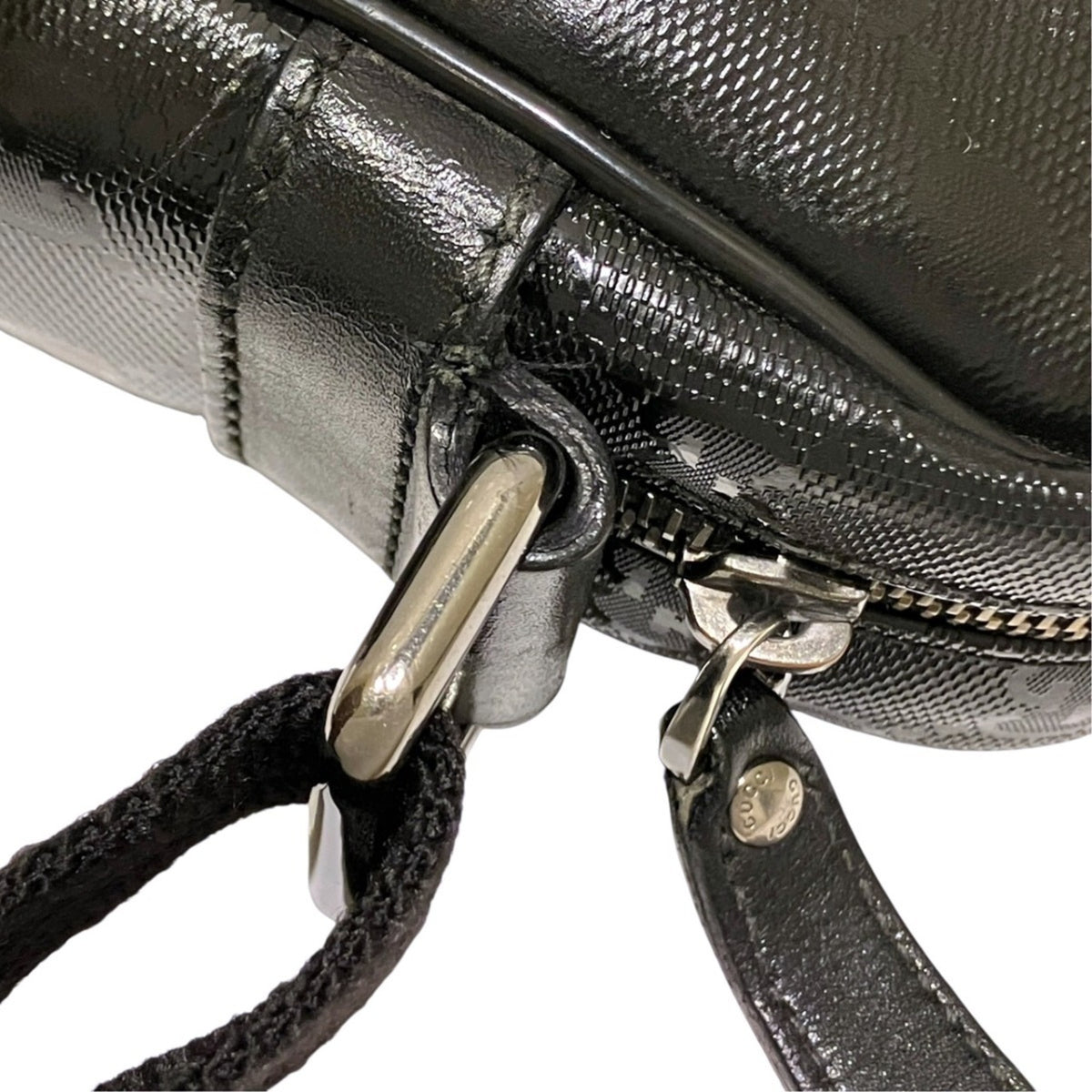Gucci Black Pvc Shoulder Bag (Pre-Owned)