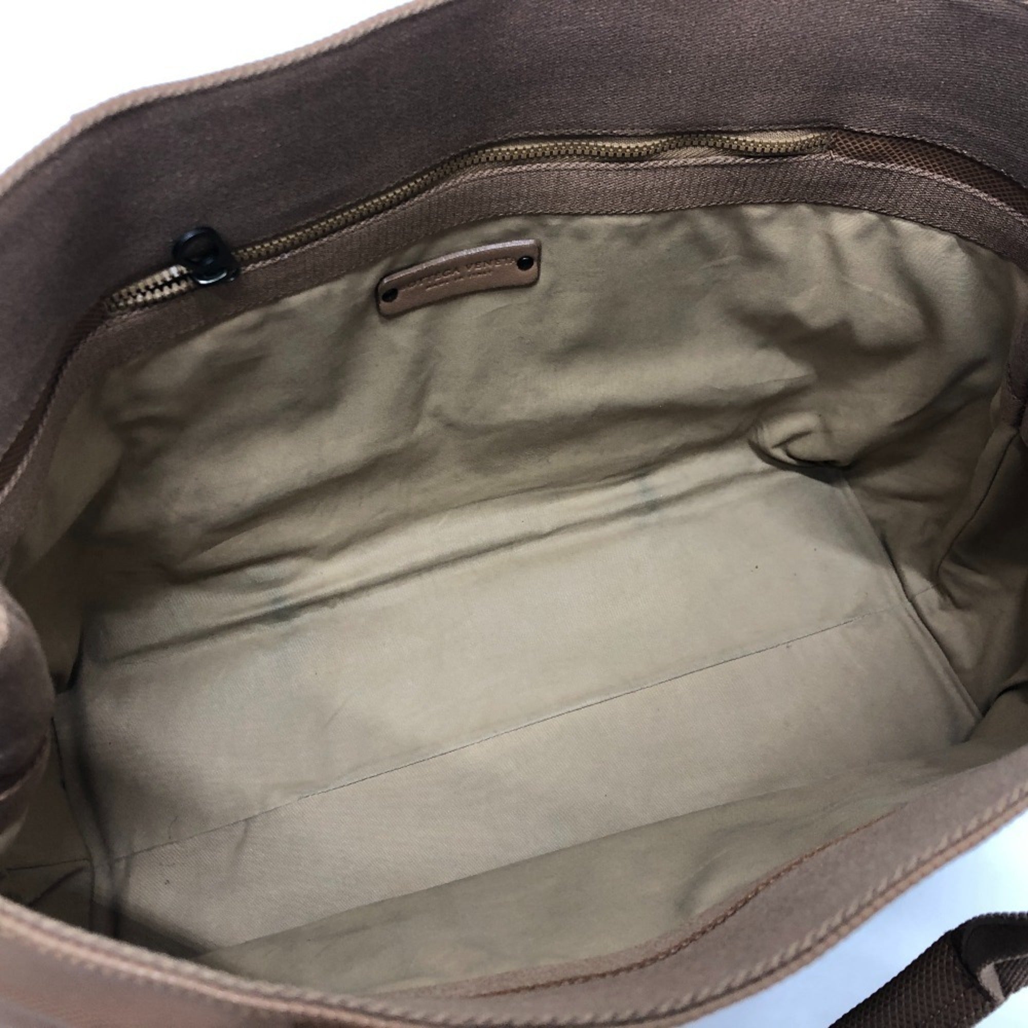 Bottega Veneta Brown Pvc Handbag Tote Bag (Pre-Owned)