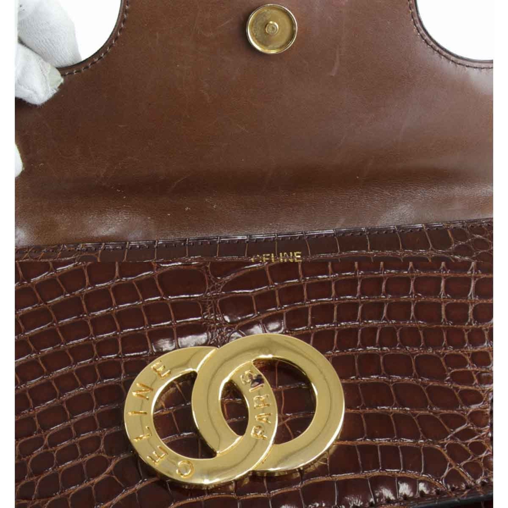 Celine Brown Leather Handbag (Pre-Owned)