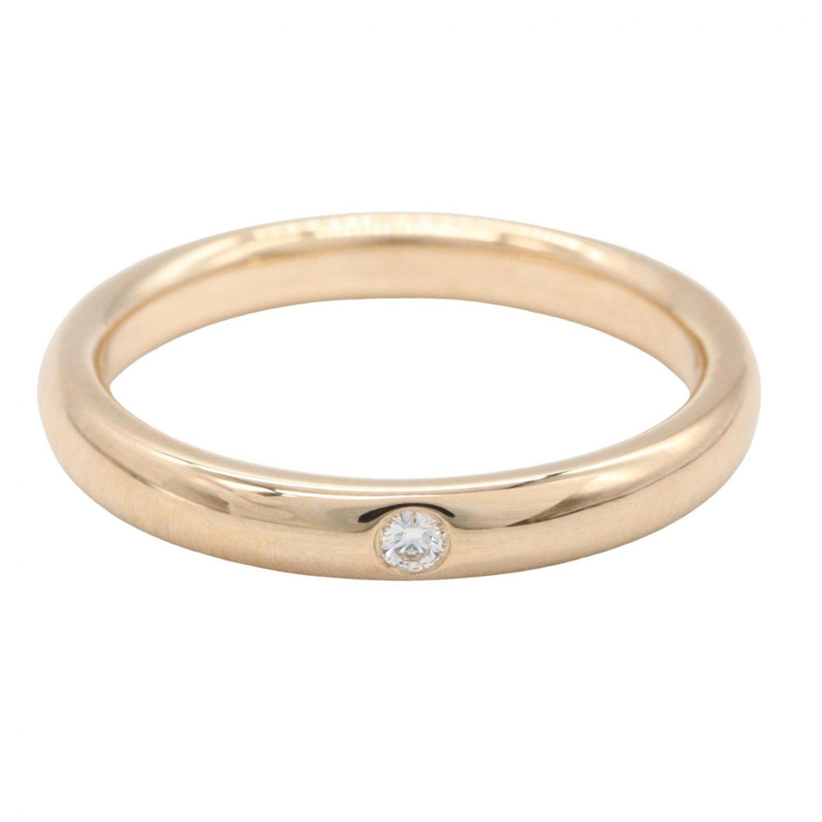 Tiffany Pink Gold Clear Pink Gold (18K) Band Ring (Pre-Owned)