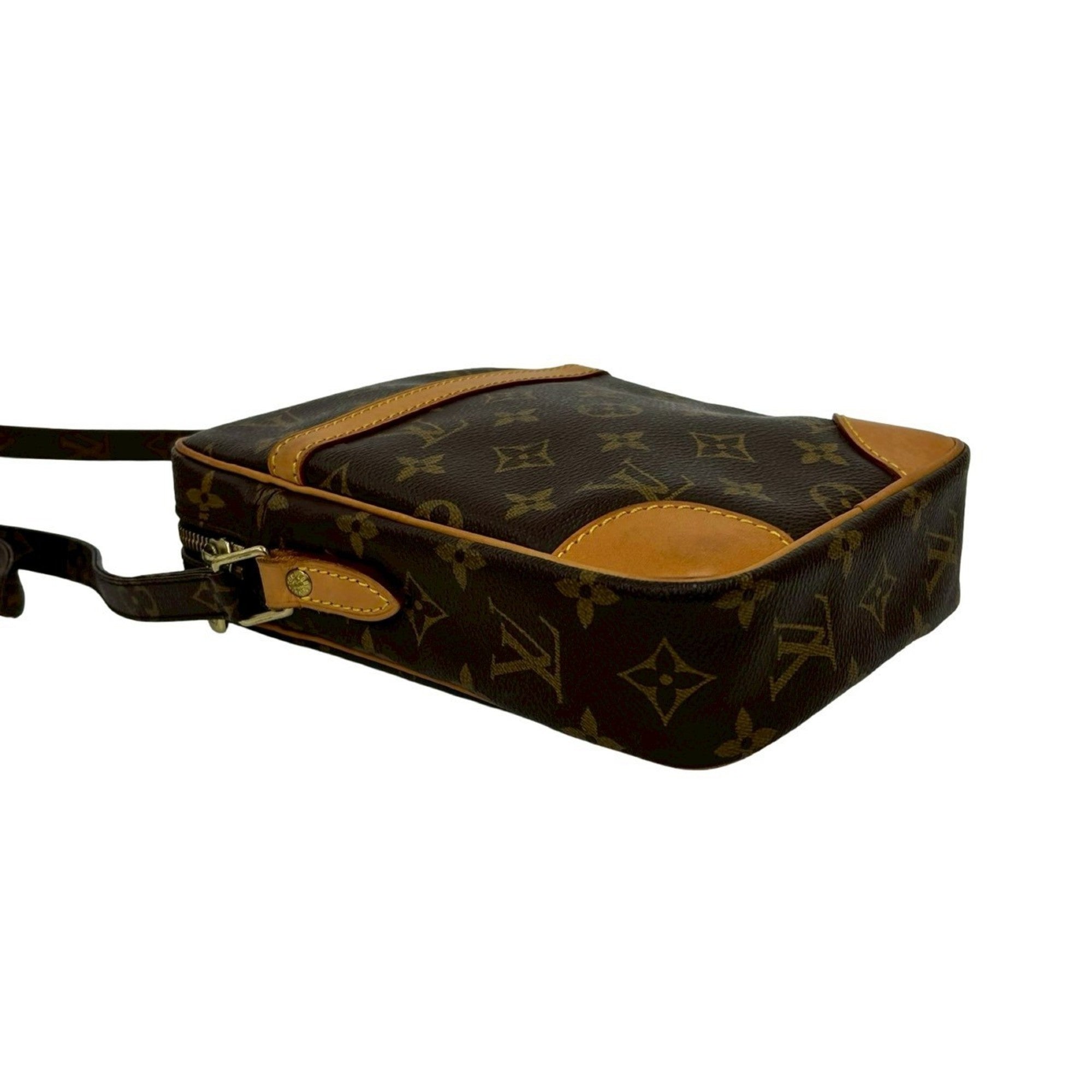 Louis Vuitton Brown Leather Pvc Pochette Shoulder Bag (Pre-Owned)