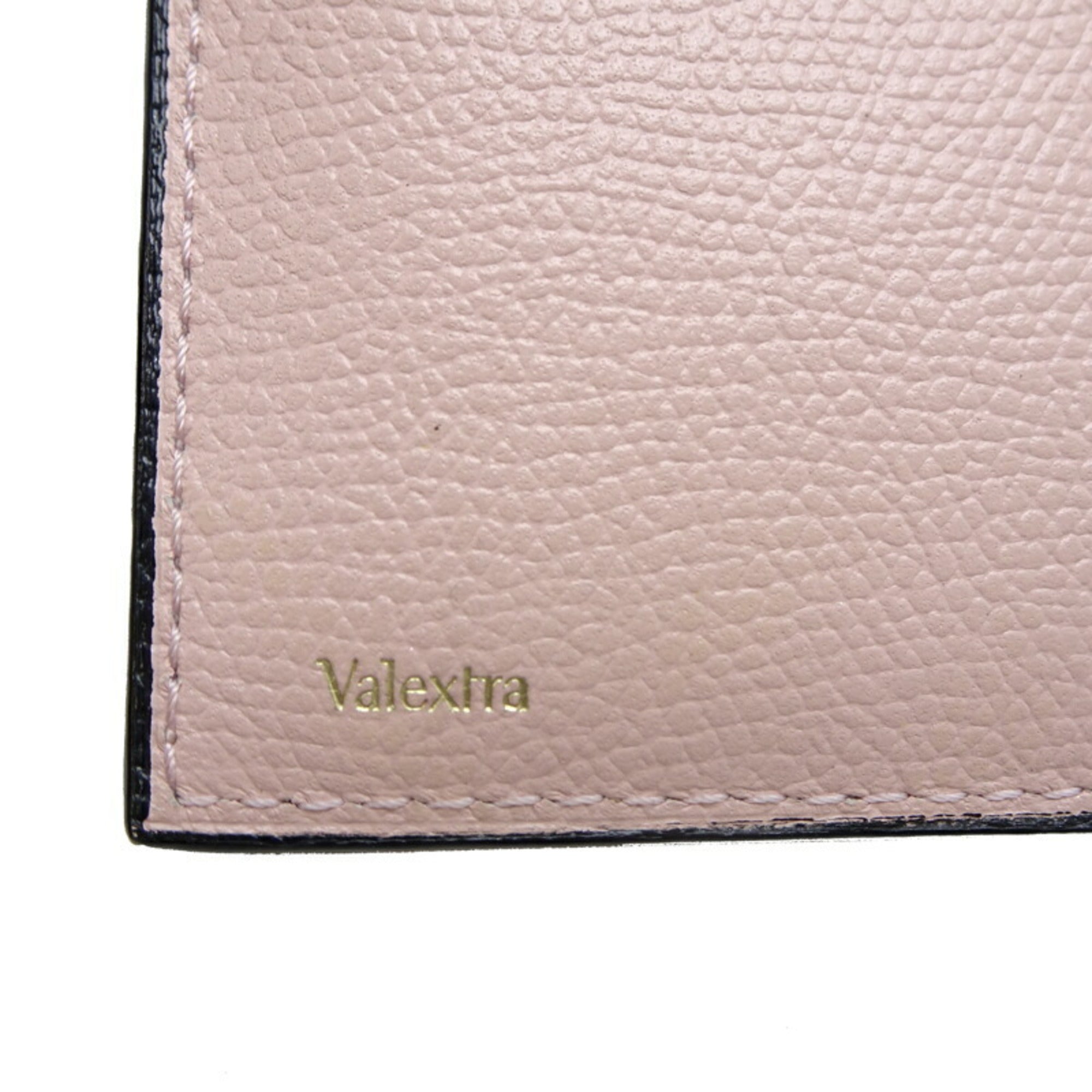 Valextra Pink Leather Wallet (Bi-Fold) (Pre-Owned)