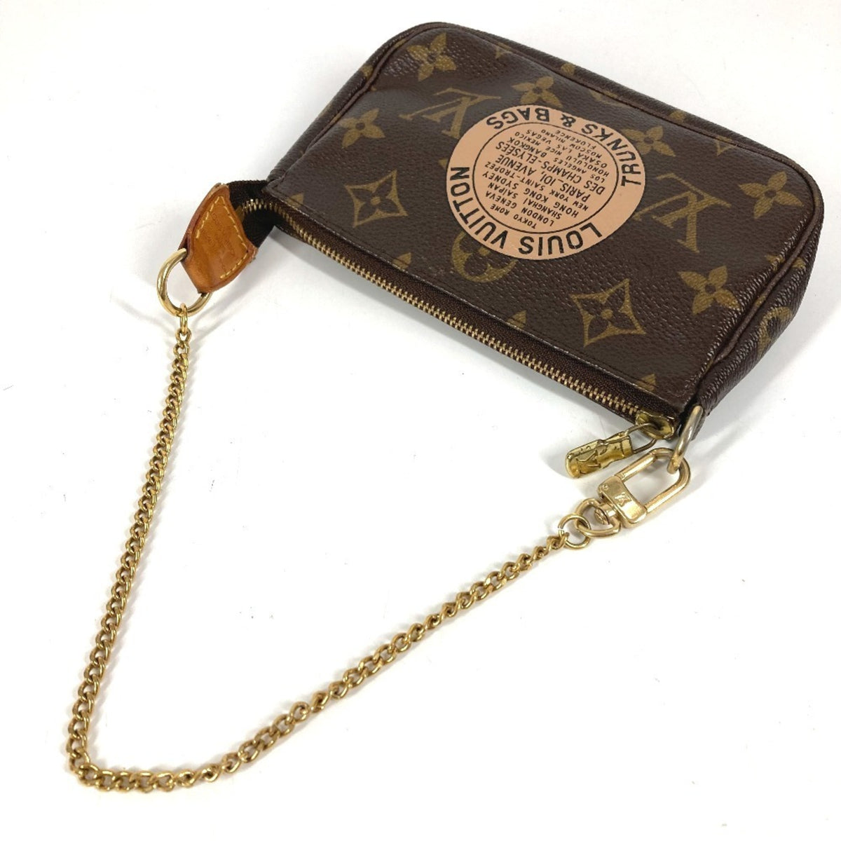 Louis Vuitton Monogram Brown Monogram Handbag Pochette (Pre-Owned)