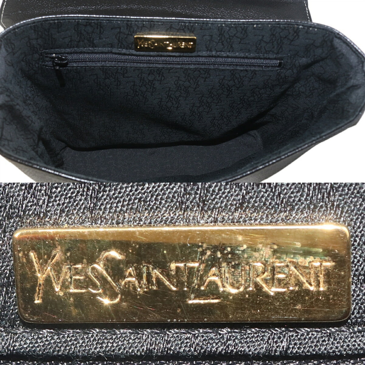 Yves Saint Laurent Black Leather Handbag (Pre-Owned)