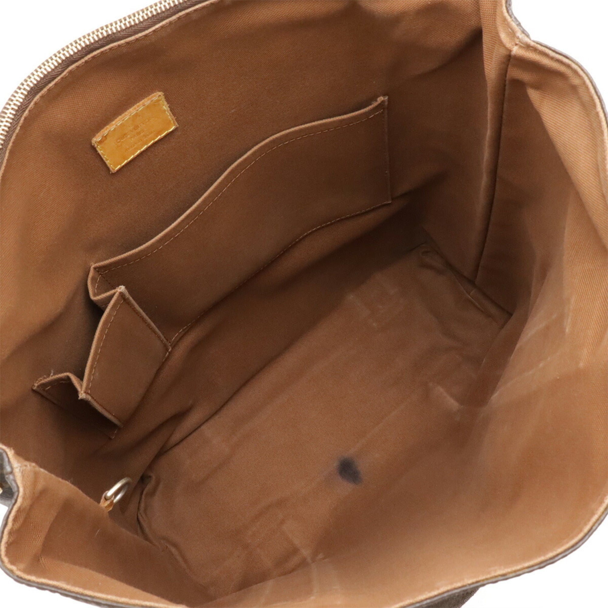 Louis Vuitton Brown Monogram Canvas Shoulder Bag Tote Bag (Pre-Owned)