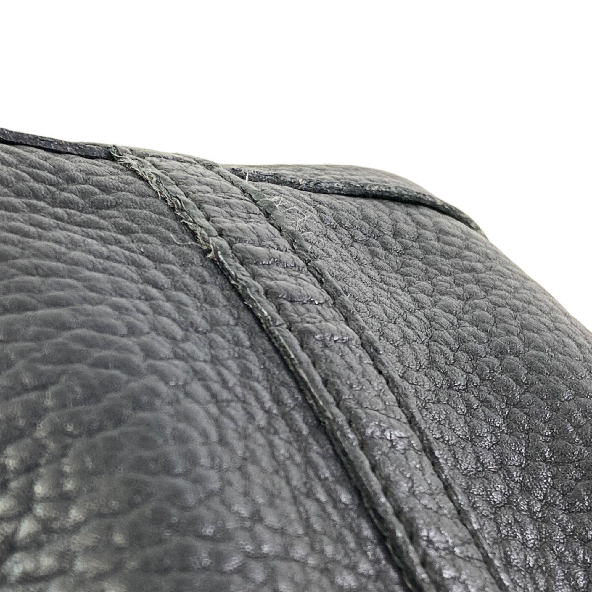 Hermes Black Negonda Leather Handbag (Pre-Owned)