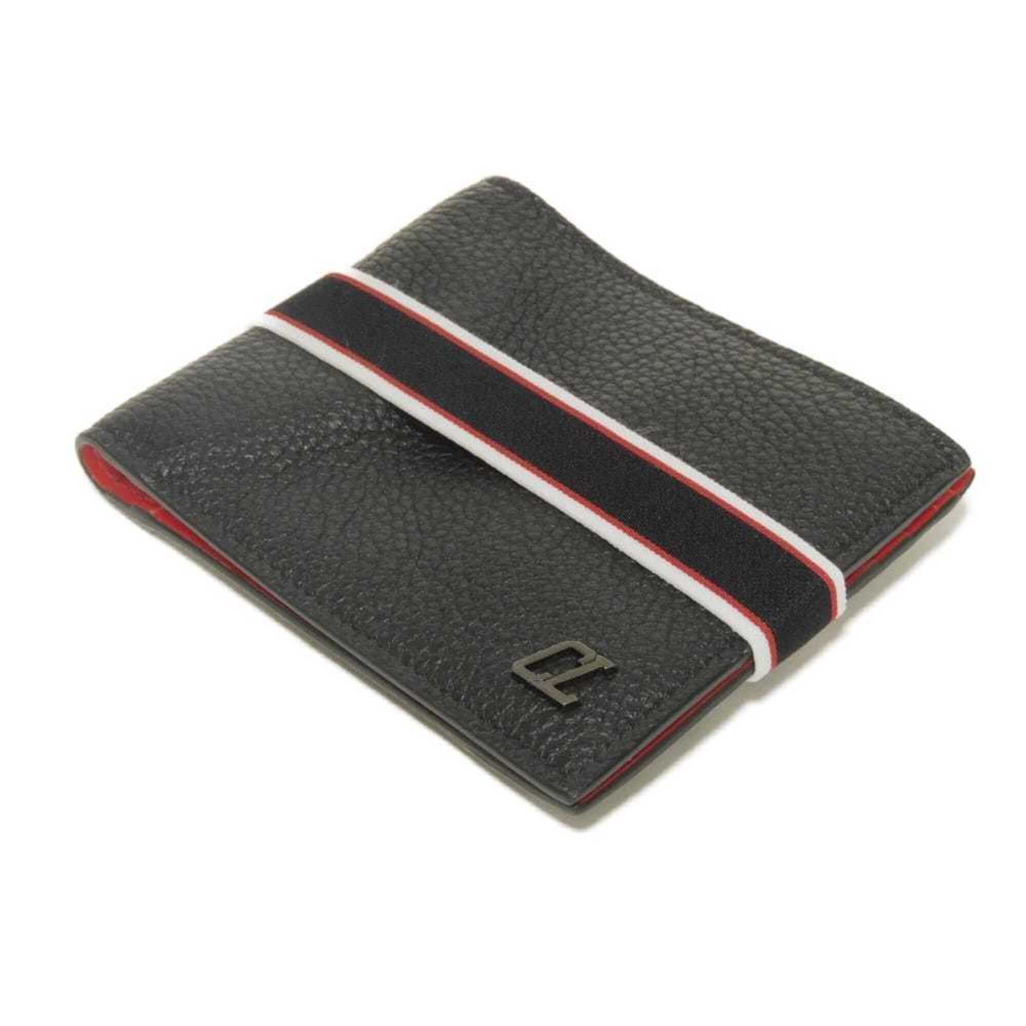 Christian Louboutin Black Leather Wallet (Bi-Fold) (Pre-Owned)