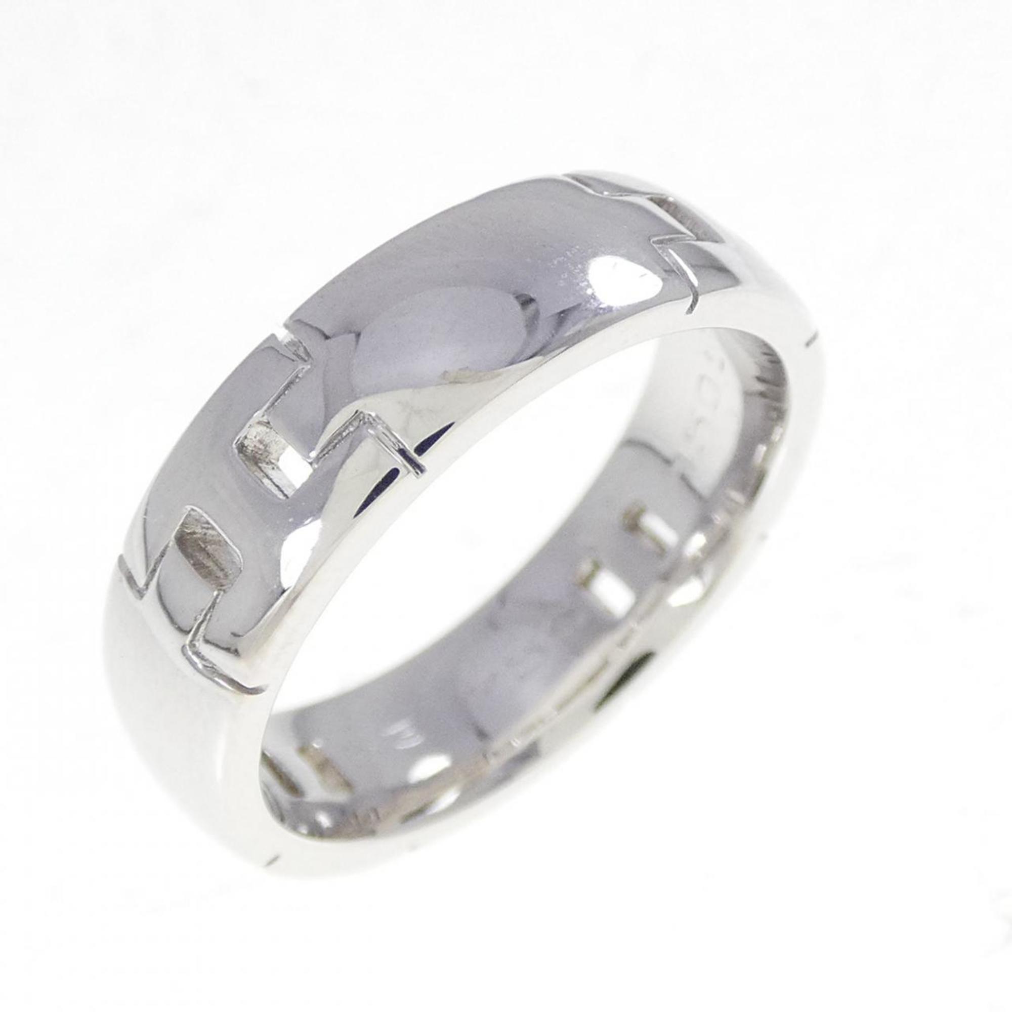 Hermes White Gold (18K) Band Ring (Pre-Owned)