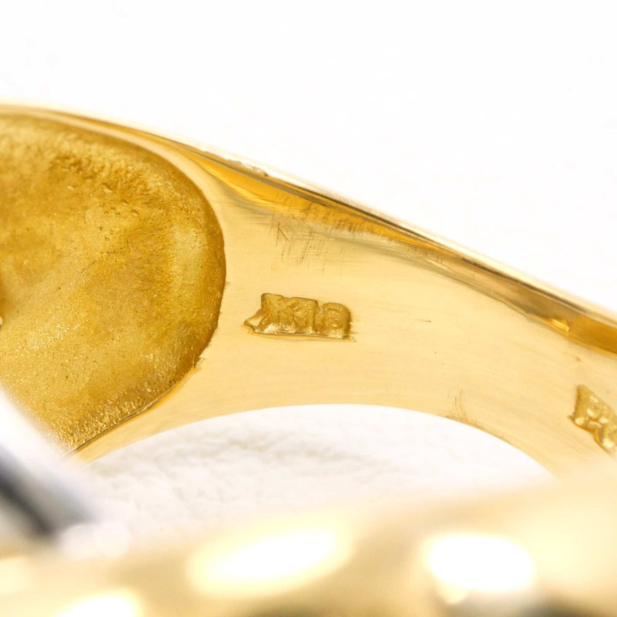 Unbranded Platinum Yellow Gold Yellow Gold (18K) Platinum 900 Band Ring (Pre-Owned)