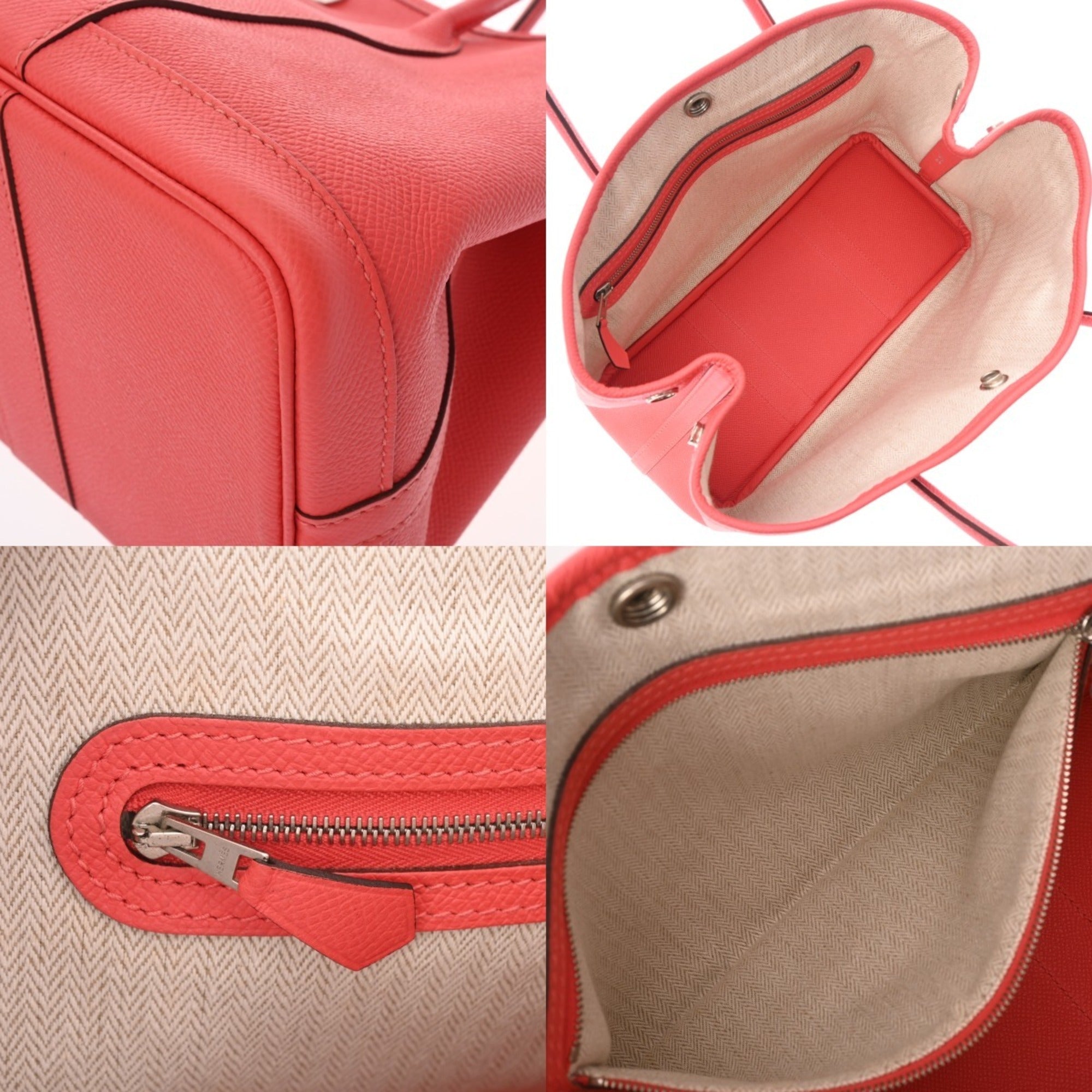 Hermes Rose Jaipur Negonda Leather Epsom Leather Handbag (Pre-Owned)