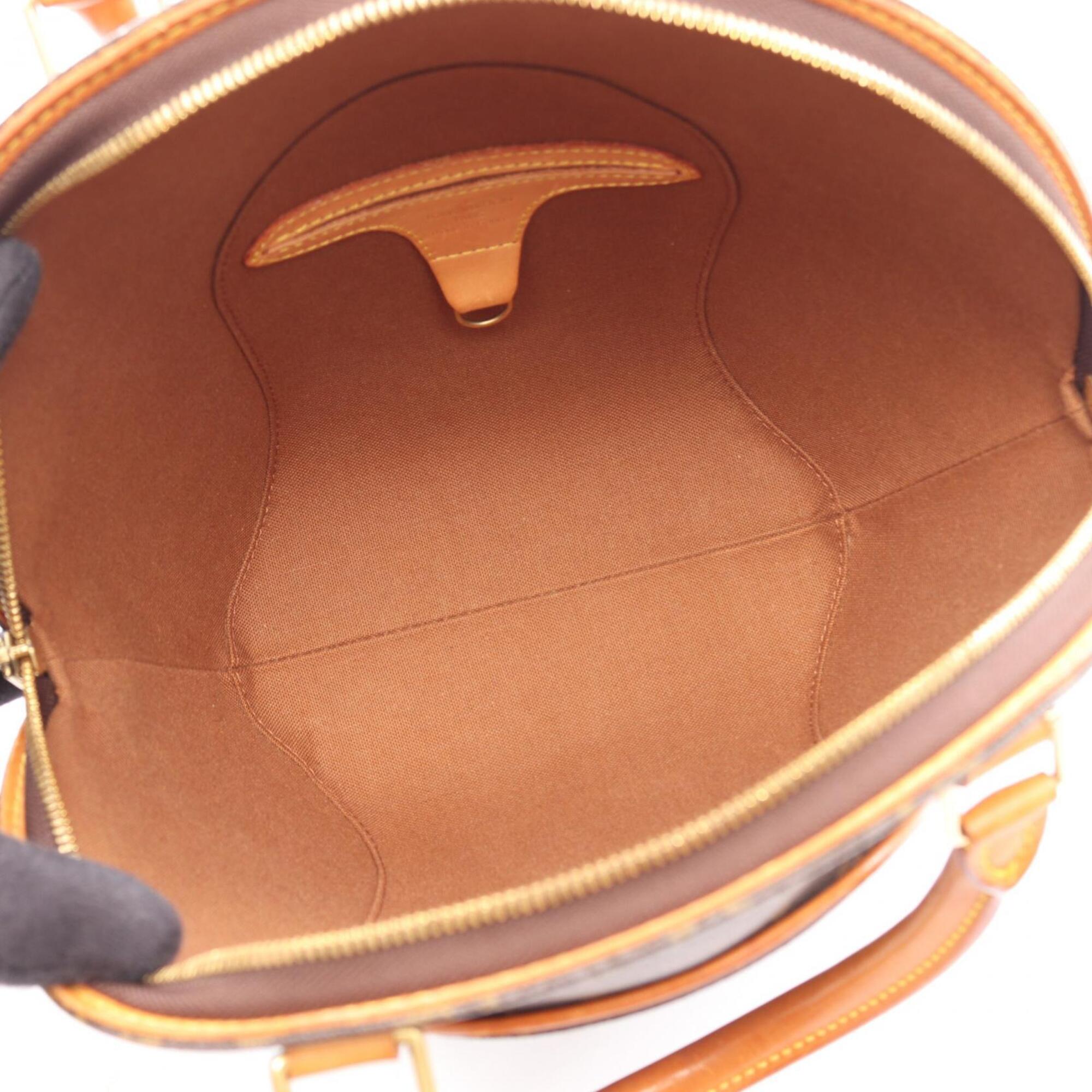 Louis Vuitton Brown Coated Canvas Leather Handbag (Pre-Owned)