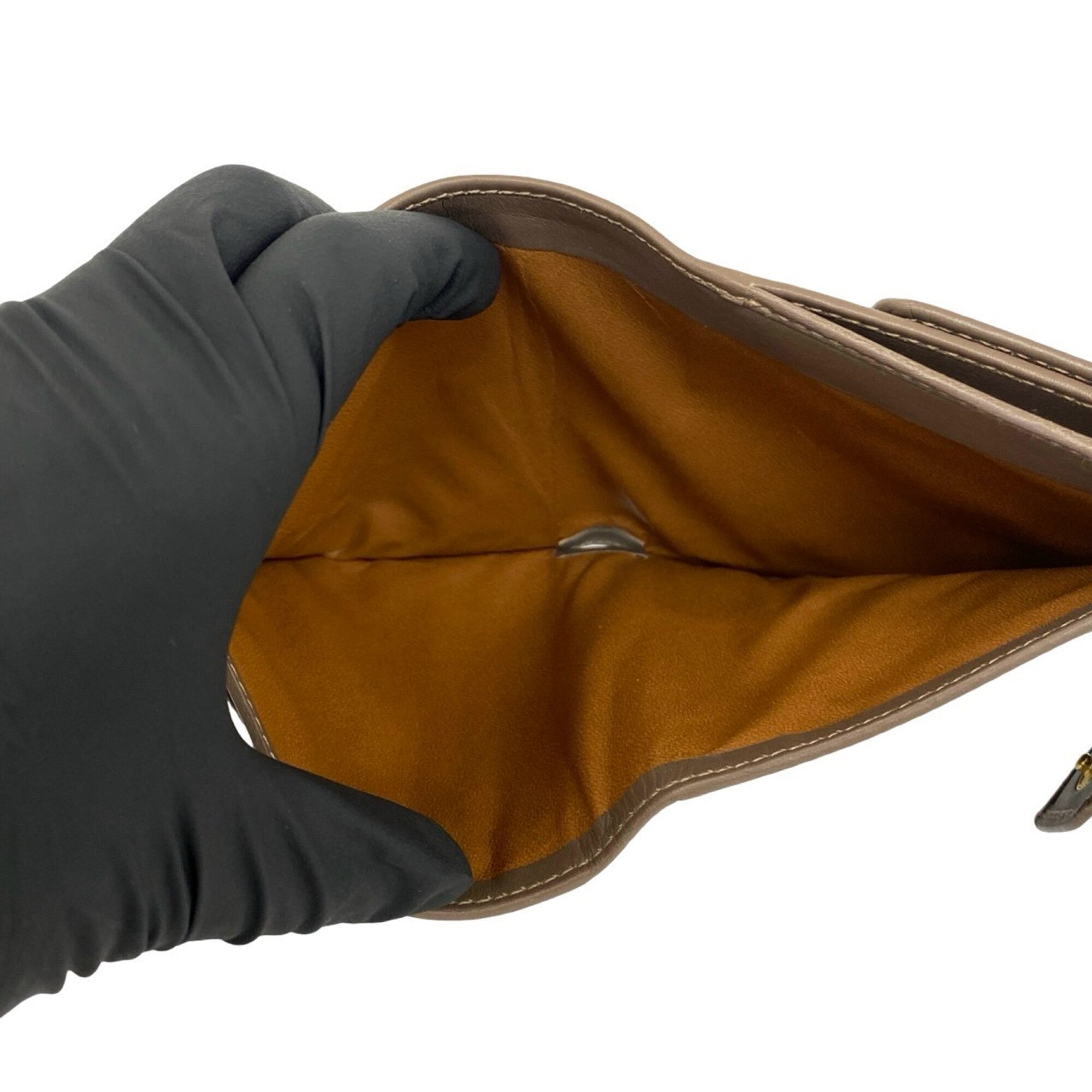 Gucci Black Brown Leather Wallet (Bi-Fold) (Pre-Owned)