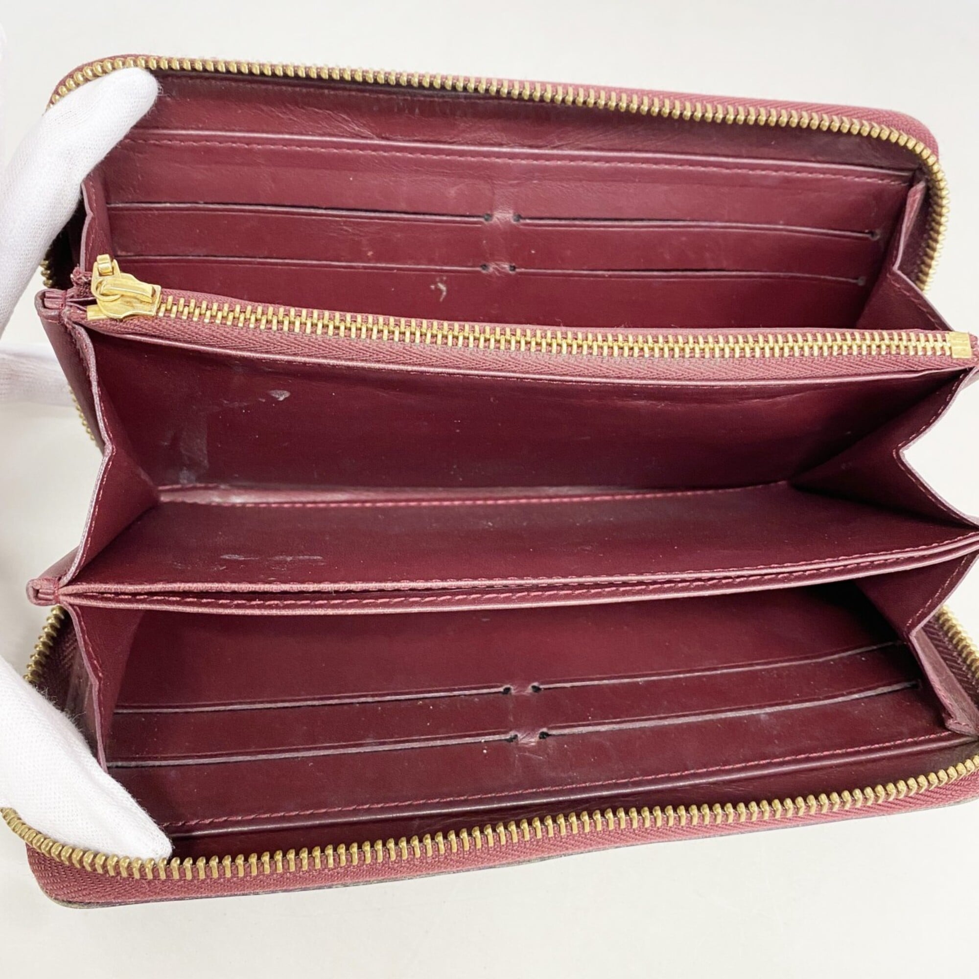 Louis Vuitton Rouge Fauviste Long Wallet (Bi-Fold) (Pre-Owned)