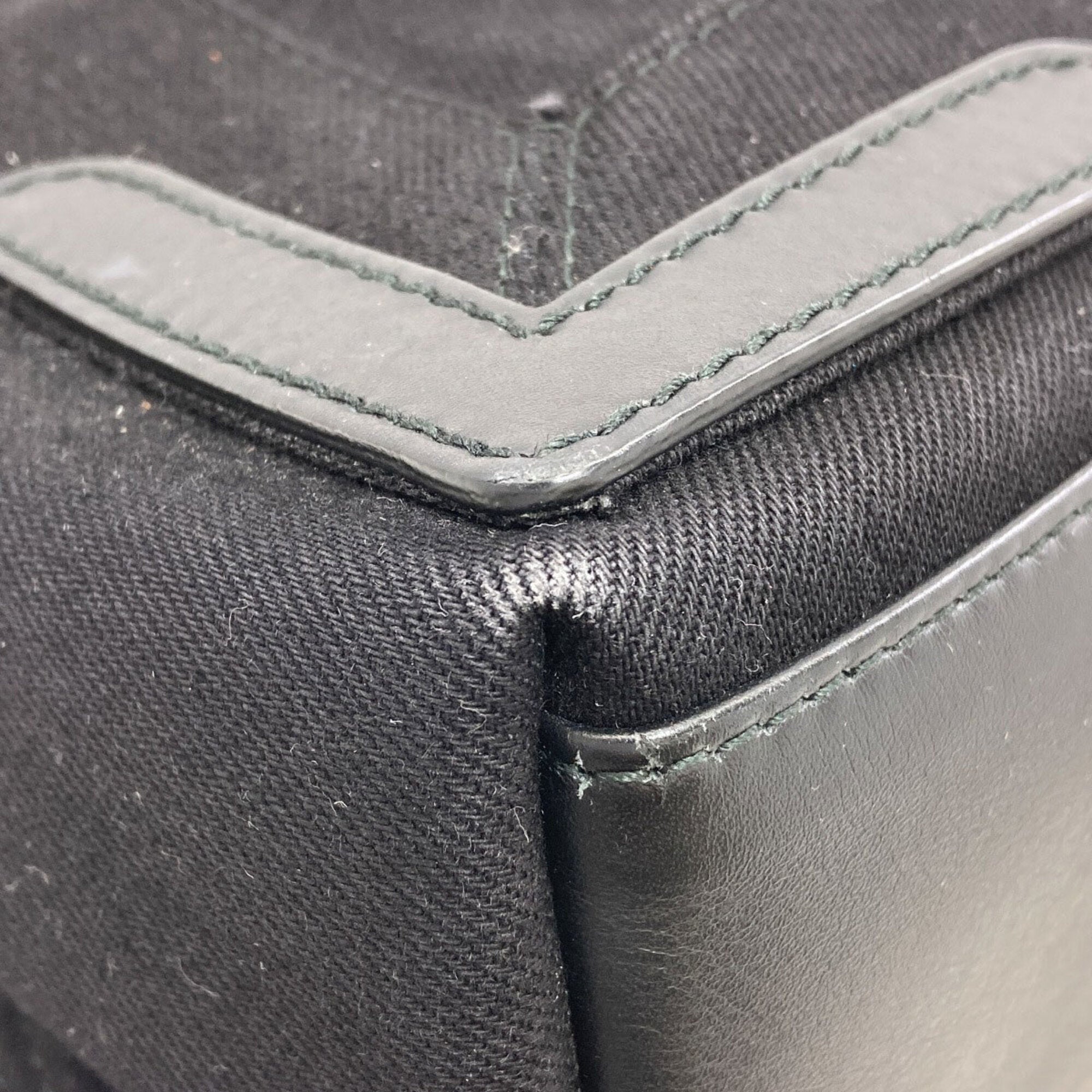 Balenciaga Black Canvas Handbag Pouch (Pre-Owned)