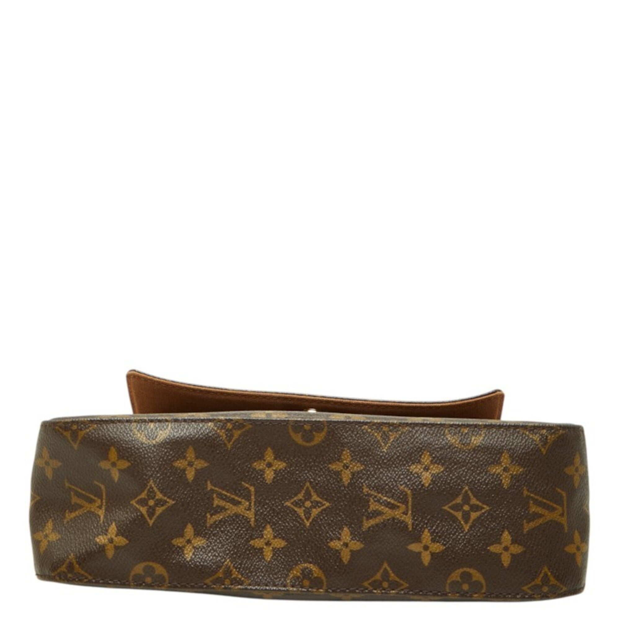 Louis Vuitton Brown Pvc Leather Handbag Shoulder Bag (Pre-Owned)