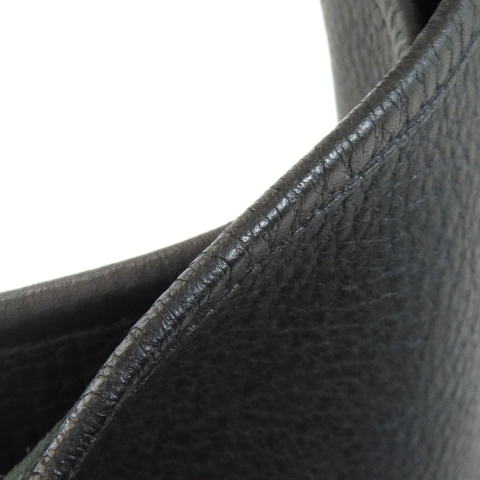 Hermes Black Taurillon Clemence Leather Shoulder Bag (Pre-Owned)