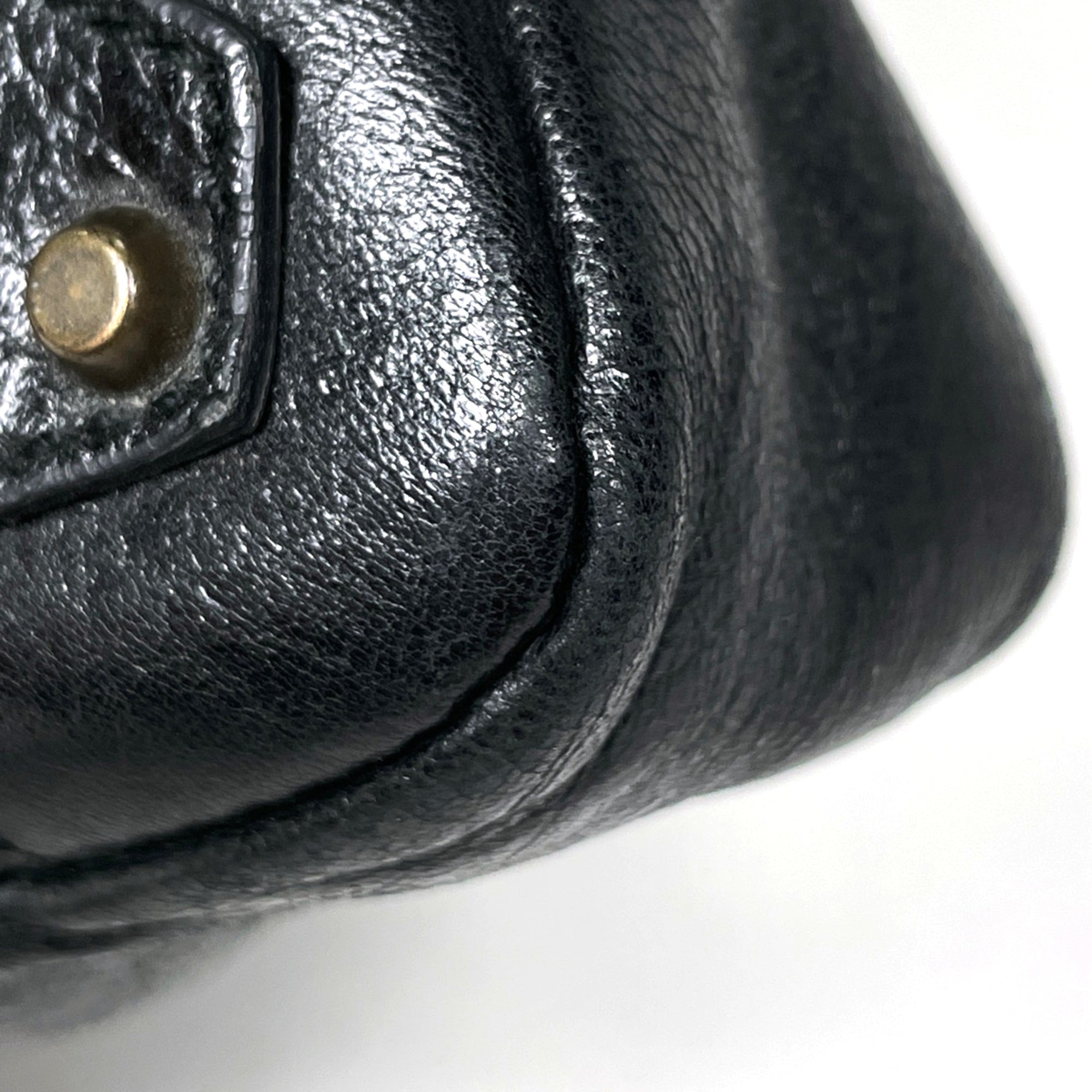 Balenciaga Black Leather Handbag (Pre-Owned)