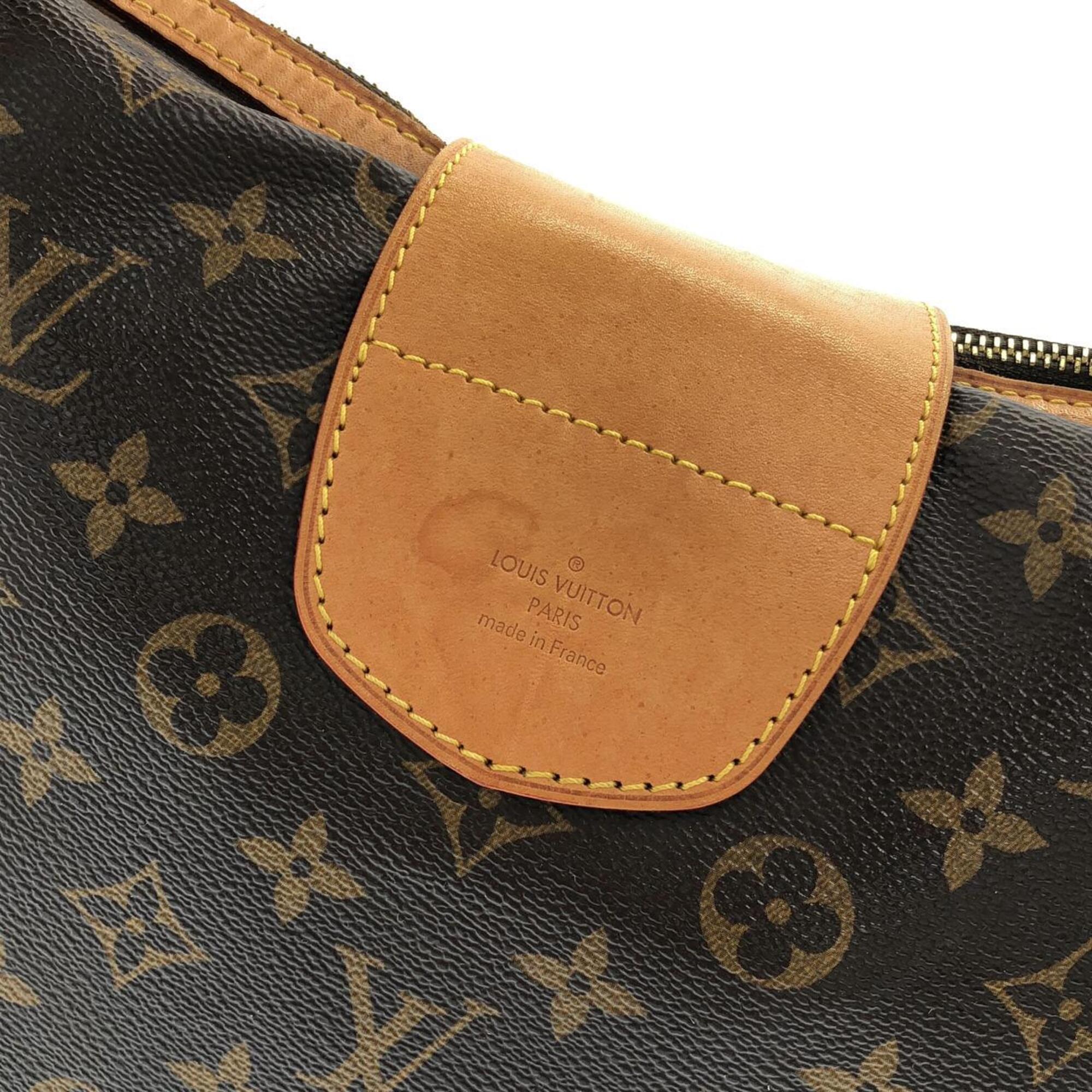 Louis Vuitton Monogram Marron Coated Canvas Shoulder Bag (Pre-Owned)