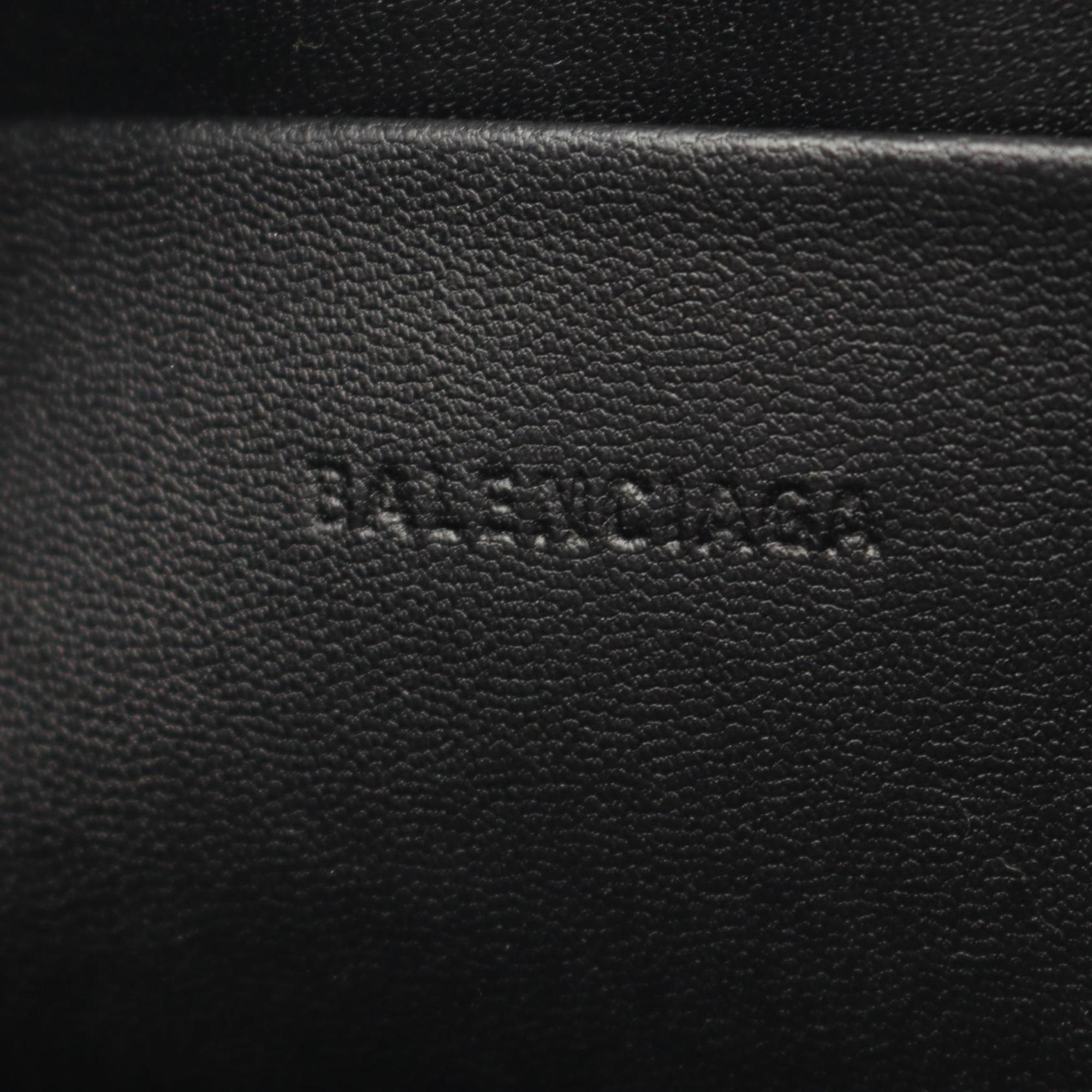 Balenciaga Black Leather Shoulder Bag (Pre-Owned)