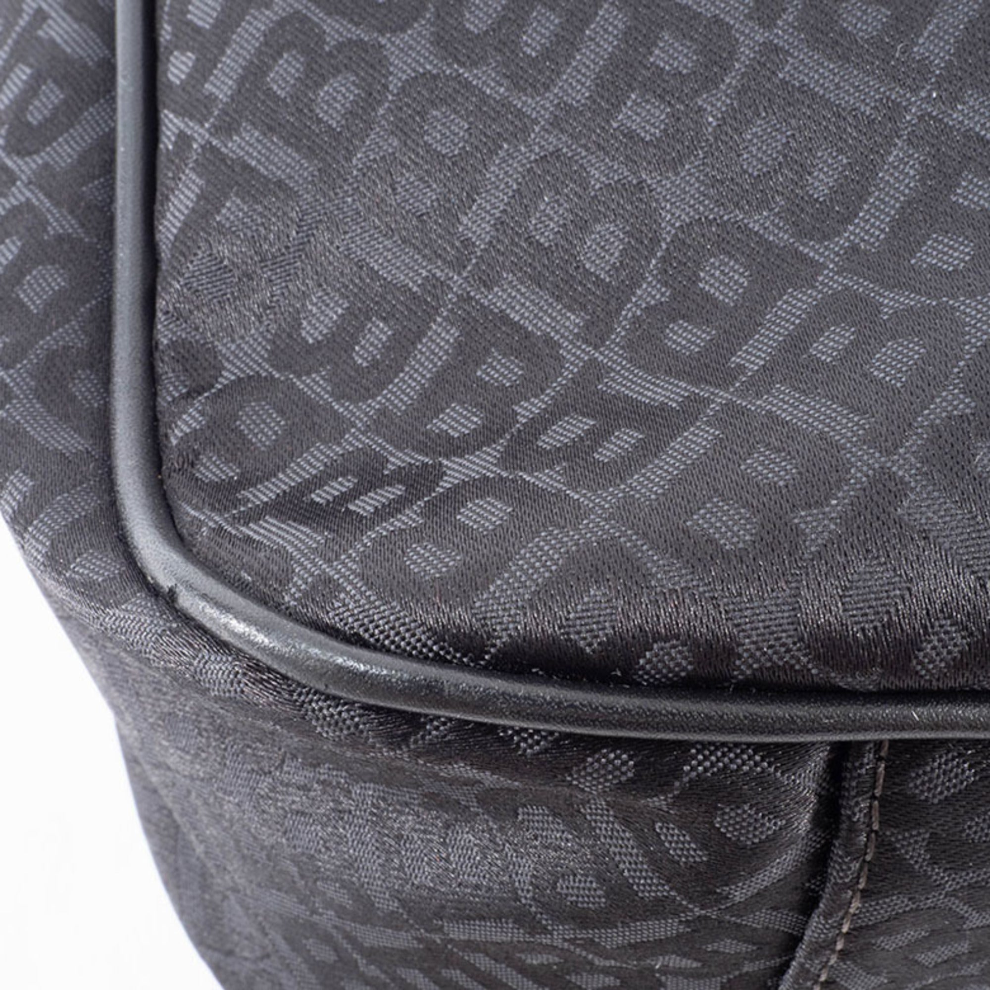 Bally Black Nylon Leather Shoulder Bag (Pre-Owned)