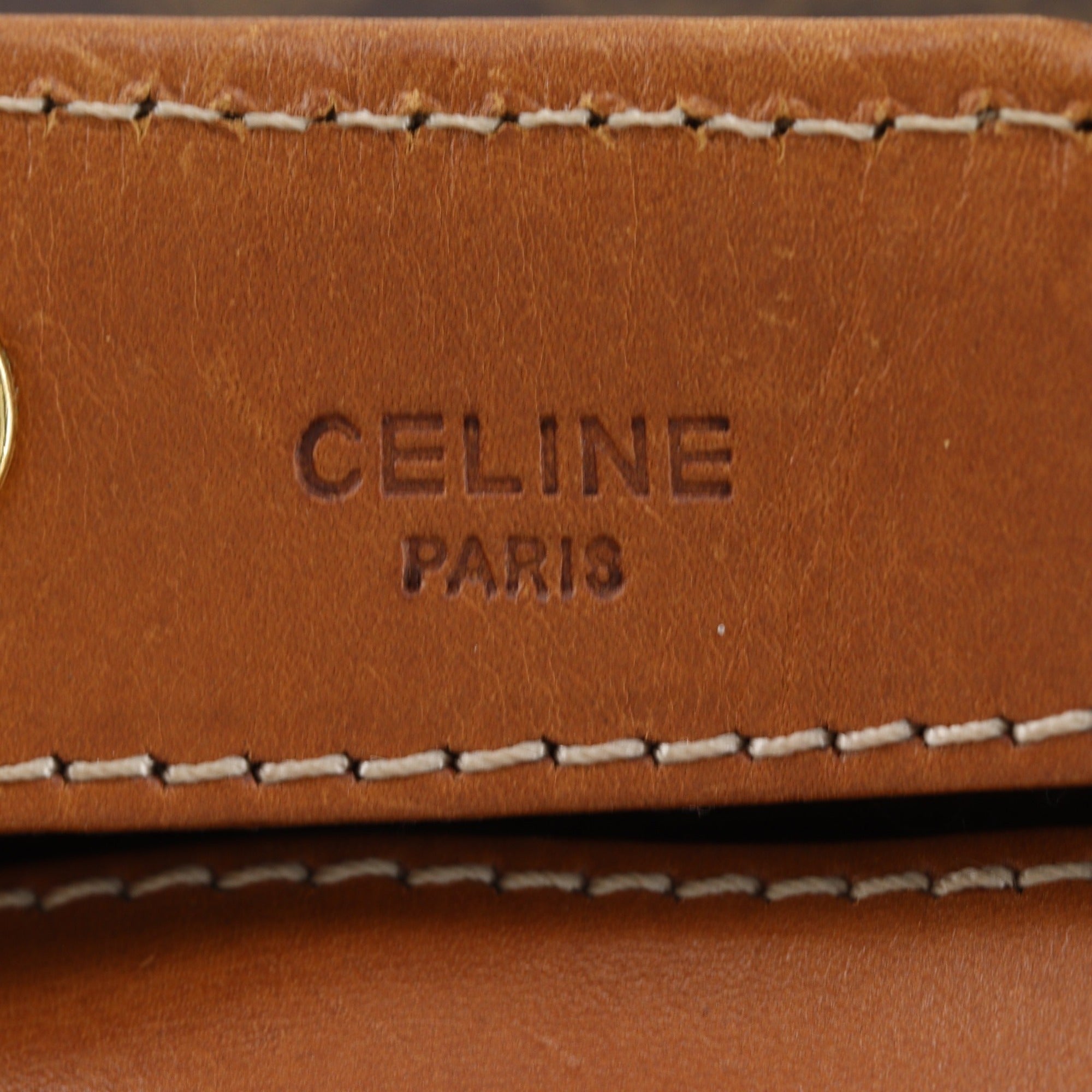 Celine Brown Pvc Tote Bag (Pre-Owned)