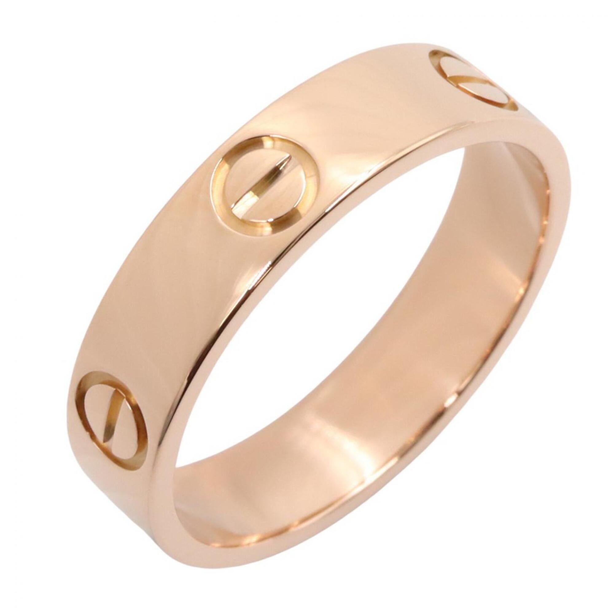 Cartier Love Pink Band Ring (Pre-Owned)
