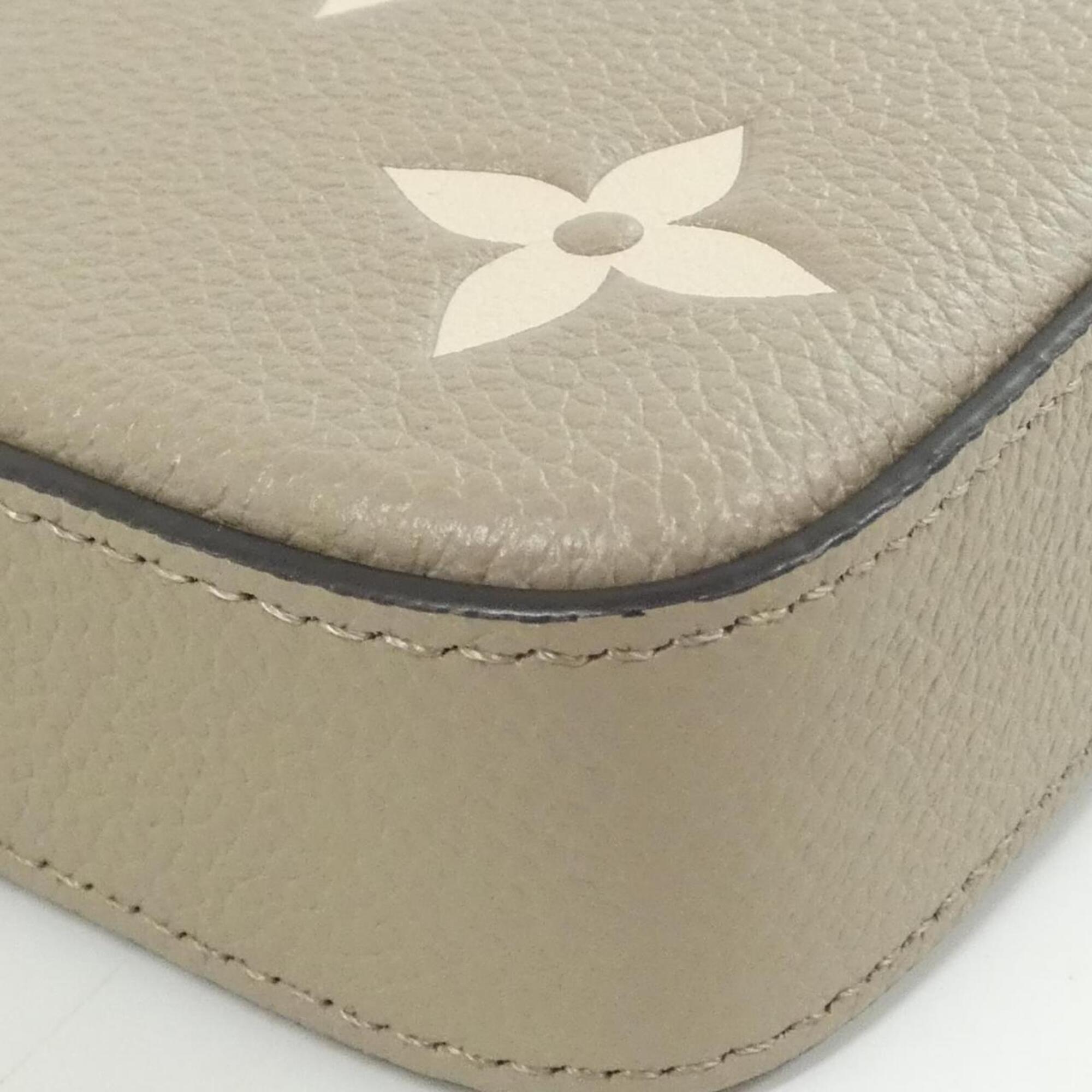 Louis Vuitton Beige Tourterelle Leather Pochette Shoulder Bag (Pre-Owned)