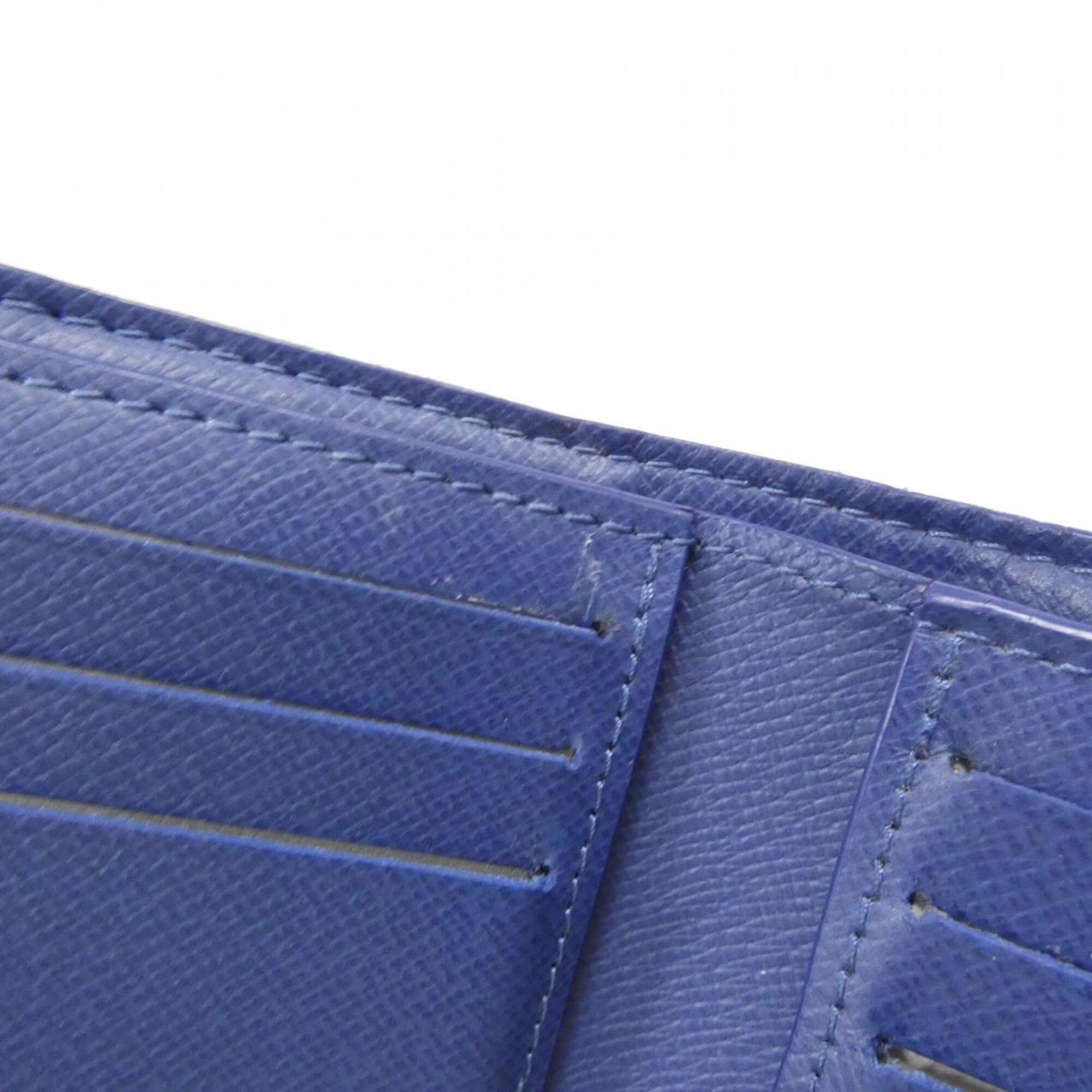 Louis Vuitton Blue Denim Wallet (Tri-Fold) (Pre-Owned)