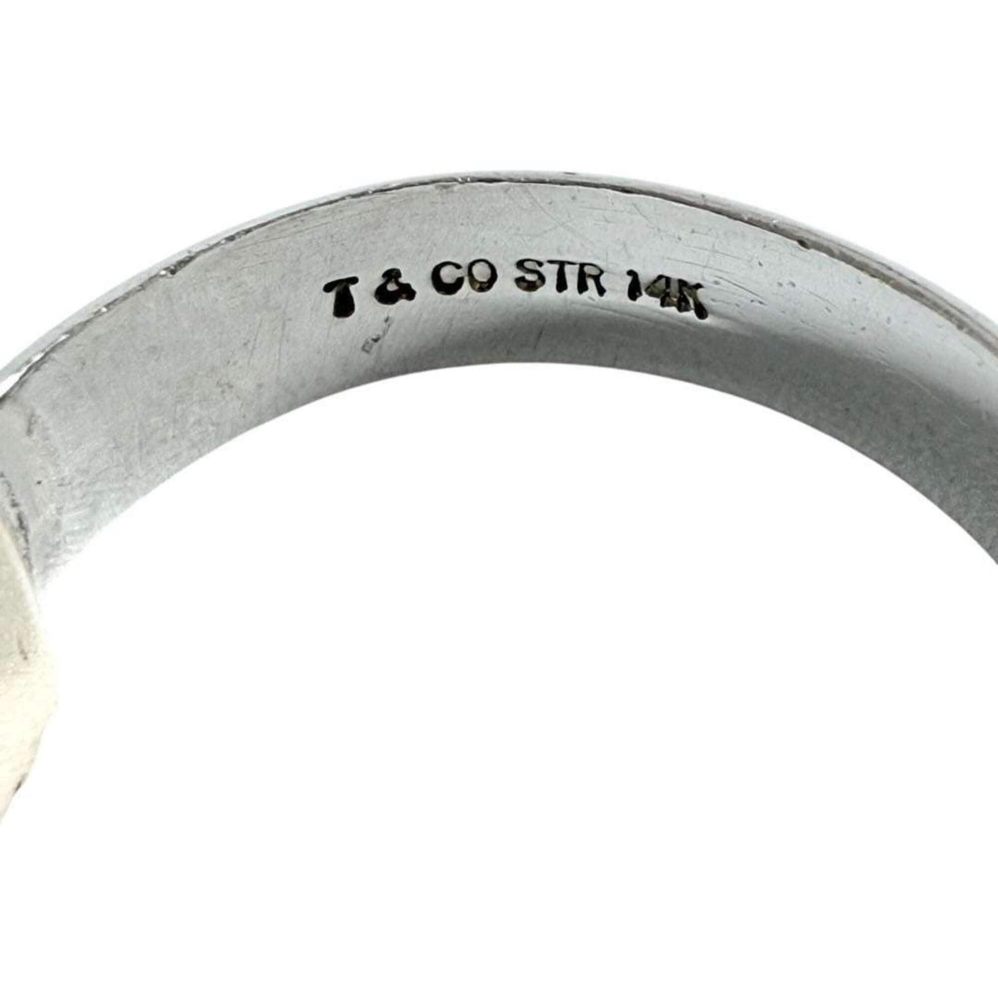 Tiffany Silver 925 Yellow Gold (14K) Band Ring (Pre-Owned)