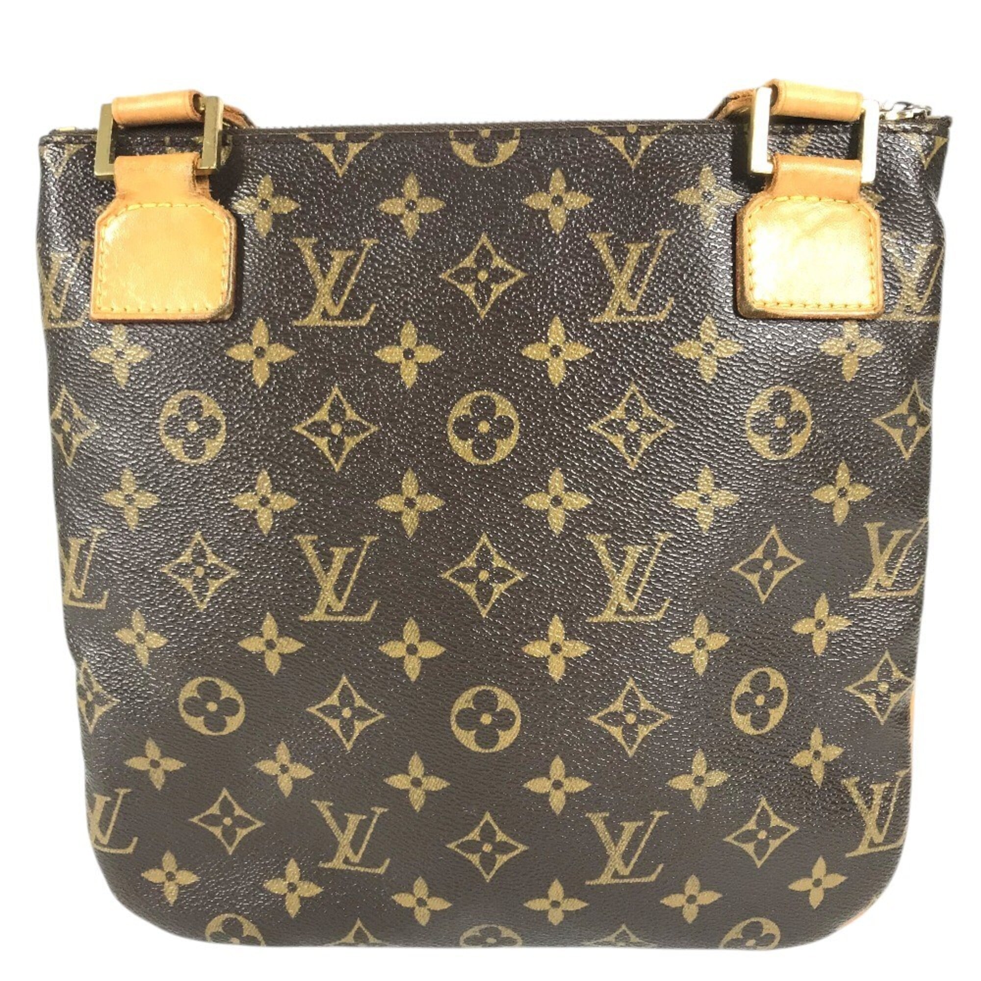Louis Vuitton Brown Galle Monogram Monogram Pochette Shoulder Bag (Pre-Owned)