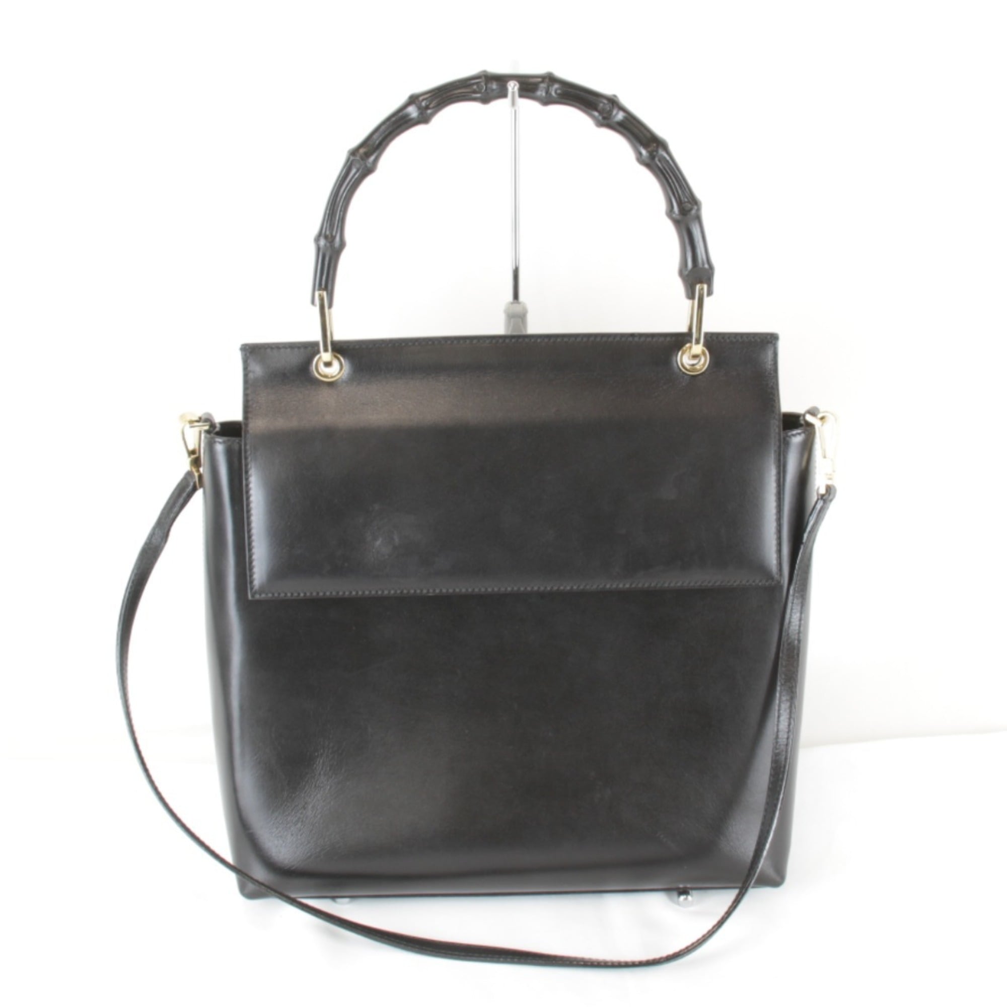 Gucci Black Leather Shoulder Bag (Pre-Owned)