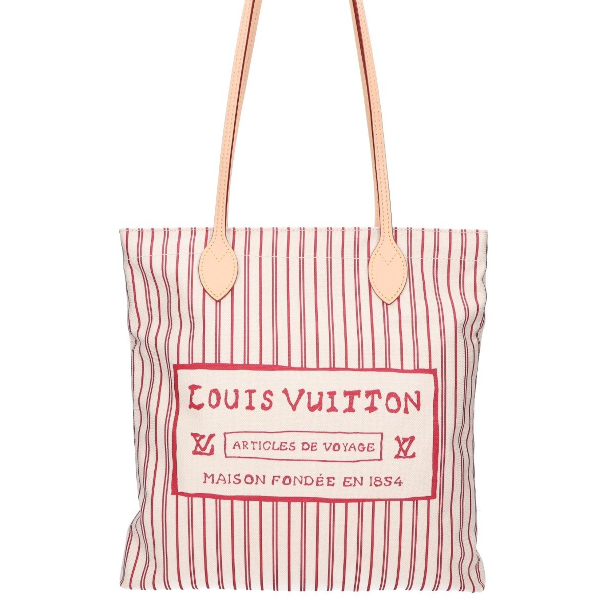 Louis Vuitton Beige Cotton Tote Bag (Pre-Owned)