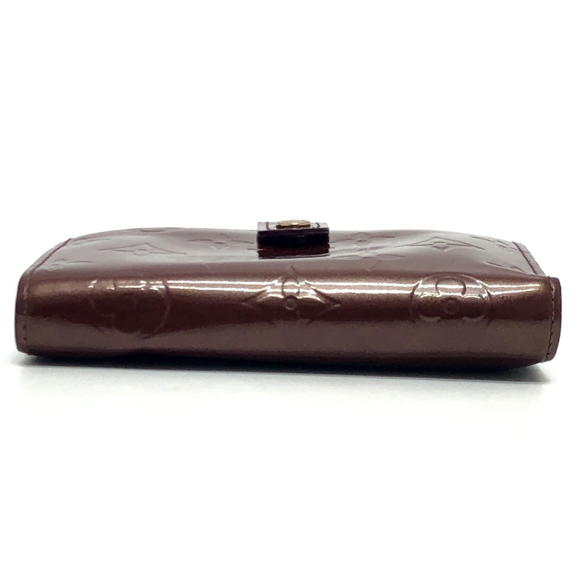 Louis Vuitton Rouge Fauviste Monogram Vernis Wallet (Bi-Fold) (Pre-Owned)