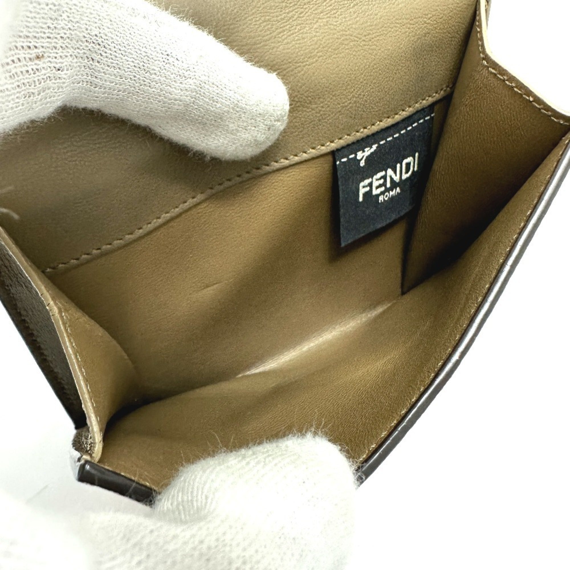 Fendi Pink Leather Wallet (Bi-Fold) (Pre-Owned)
