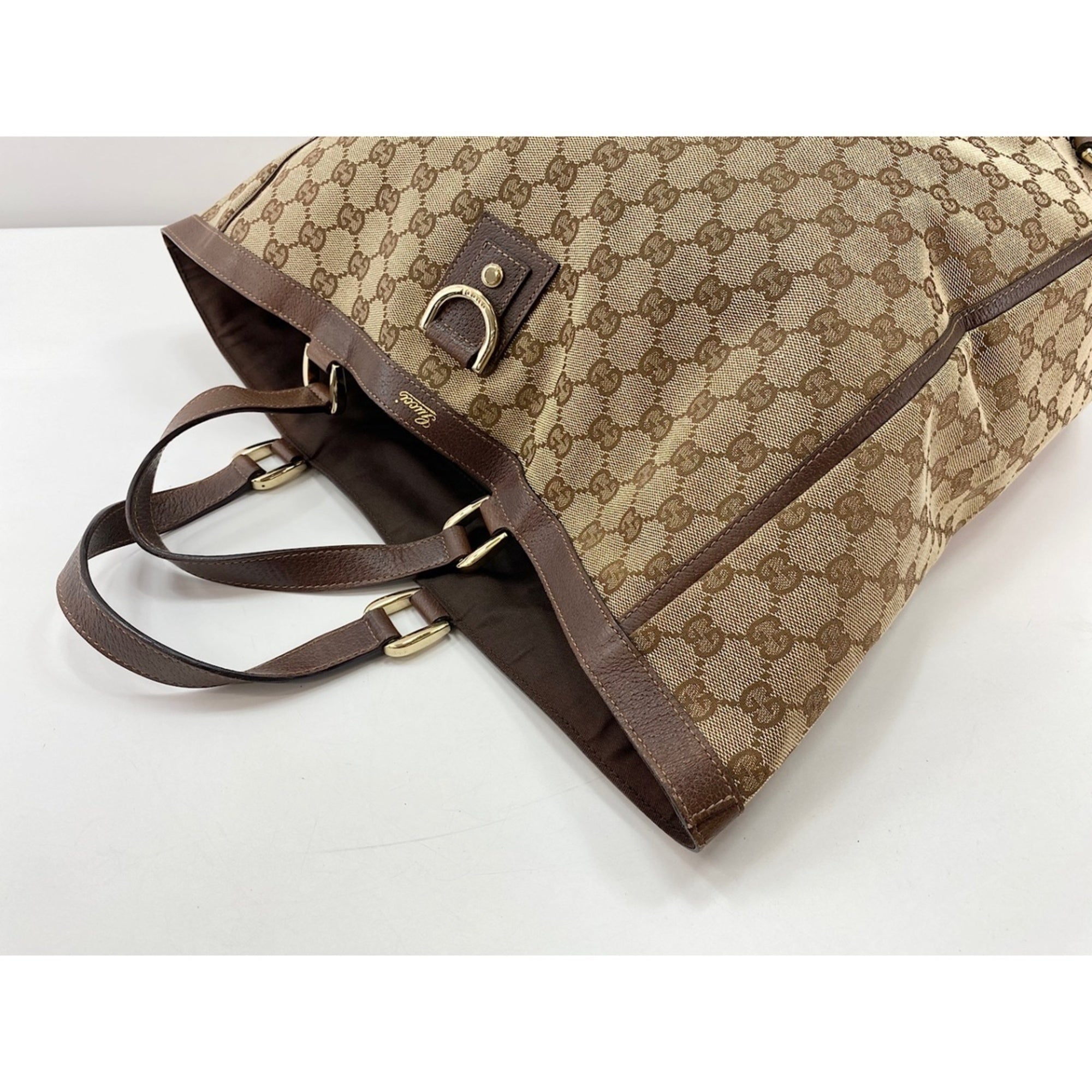 Gucci Abbey Brown Handbag (Pre-Owned)
