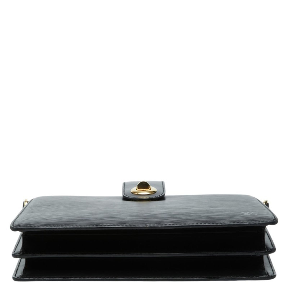 Louis Vuitton Black Noir Leather Shoulder Bag (Pre-Owned)